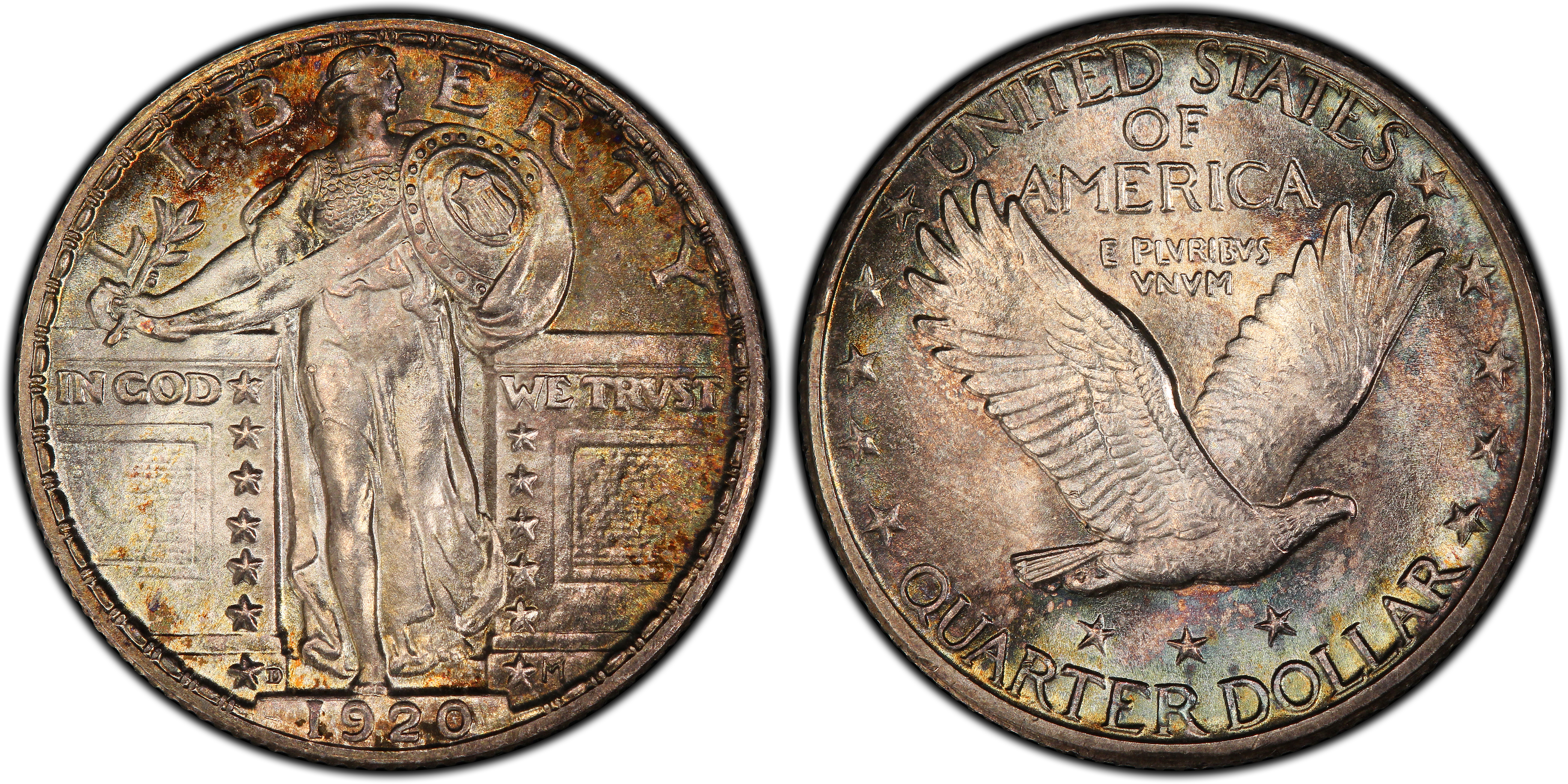 1920-D 25C (Regular Strike) Standing Liberty Quarter - PCGS CoinFacts