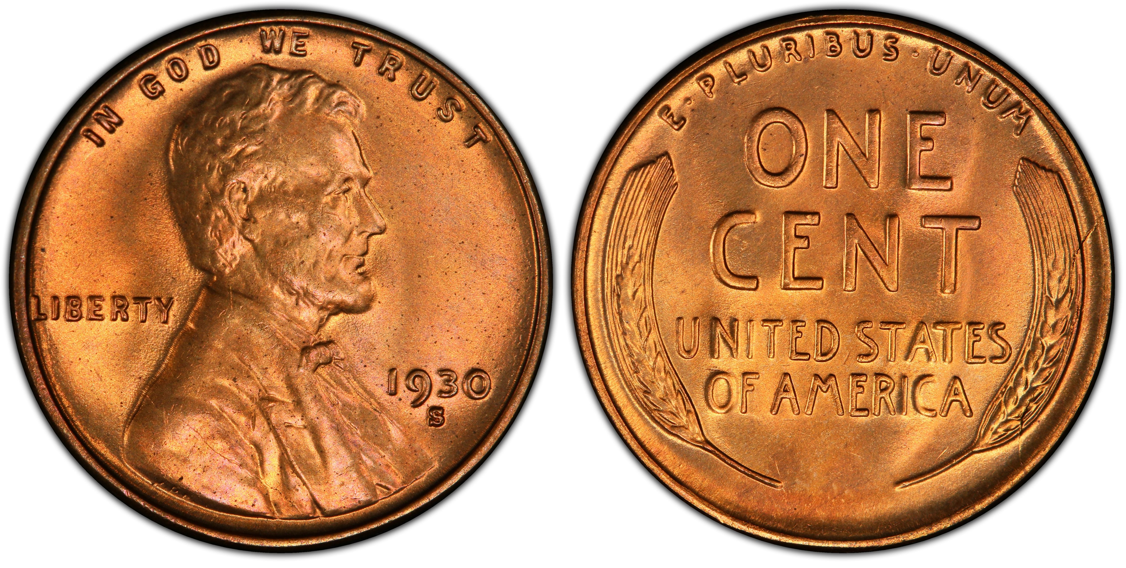 1930 Lincoln Wheat Cent in Average Circulated Condition Priced Right FREE S&H 