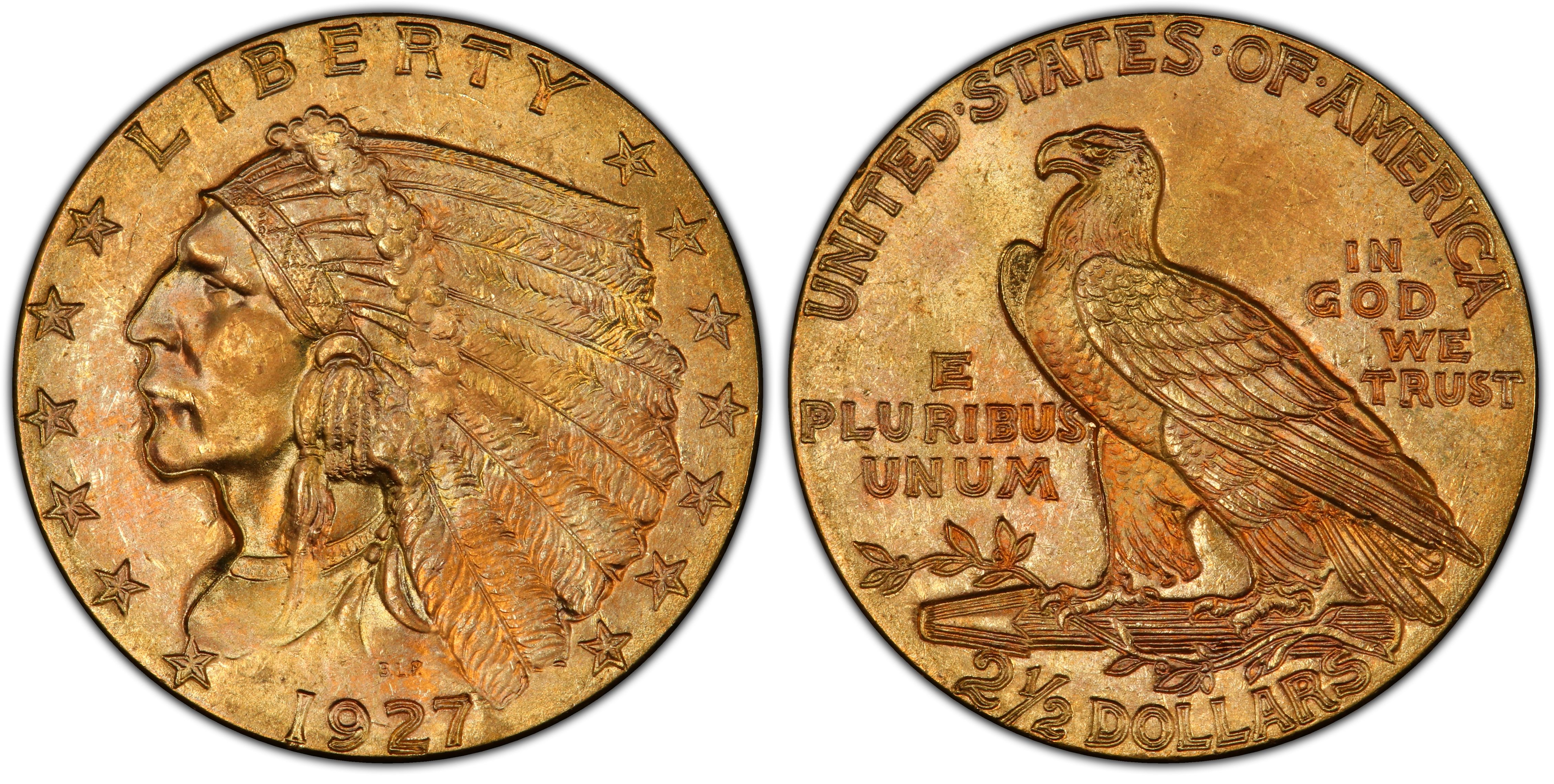1927 $2.50 (Regular Strike) Indian $2.5 - PCGS CoinFacts