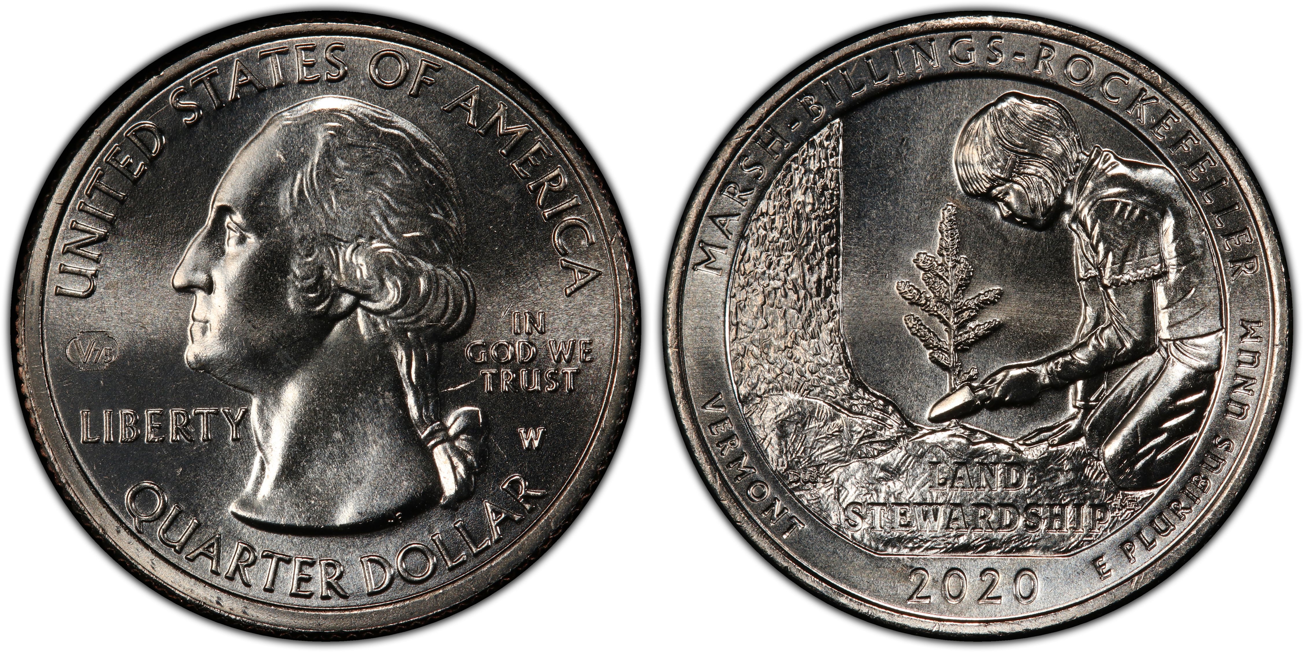 Images of Washington America the Beautiful Quarters 2020-W ...