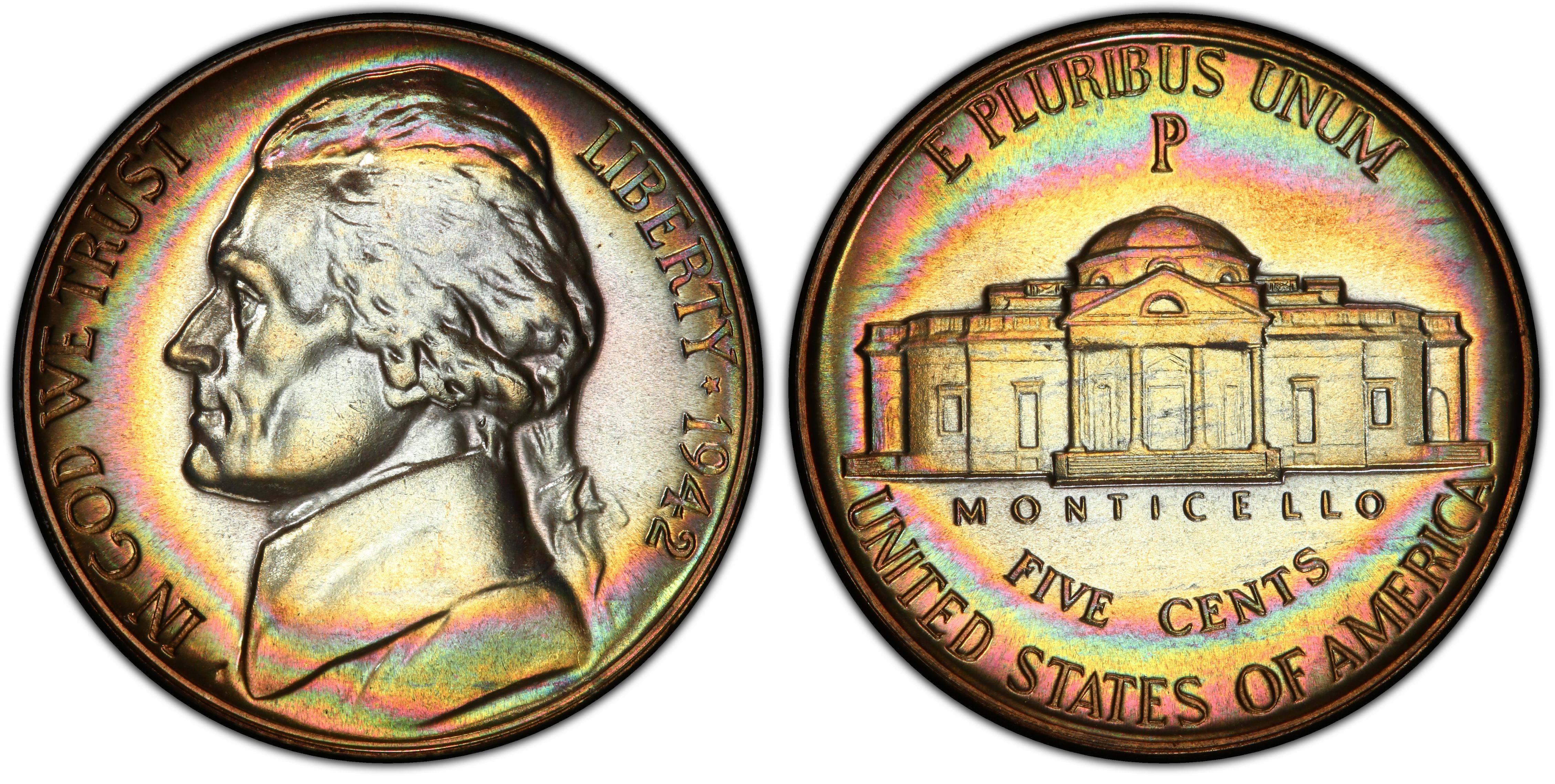 15 Silver War Jefferson Nickels