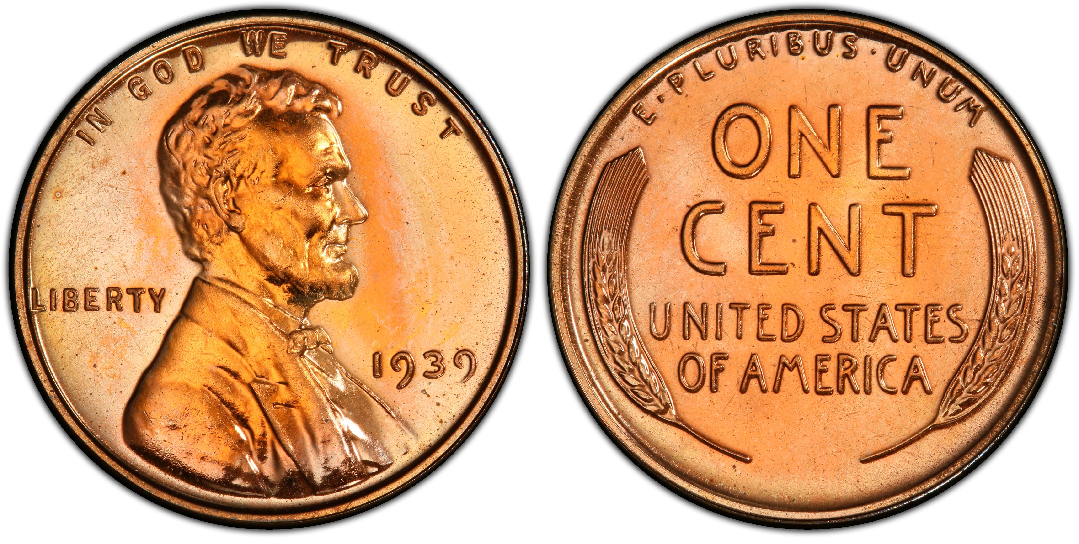 1939 1C, RD (Proof) Lincoln Cent (Wheat Reverse) - PCGS CoinFacts