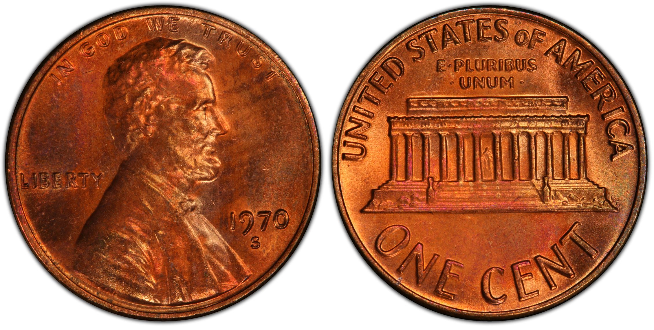 1970-S 1C LD DDO FS-101 (FS-029), RB (Regular Strike) Lincoln Cent (Modern)  - PCGS CoinFacts