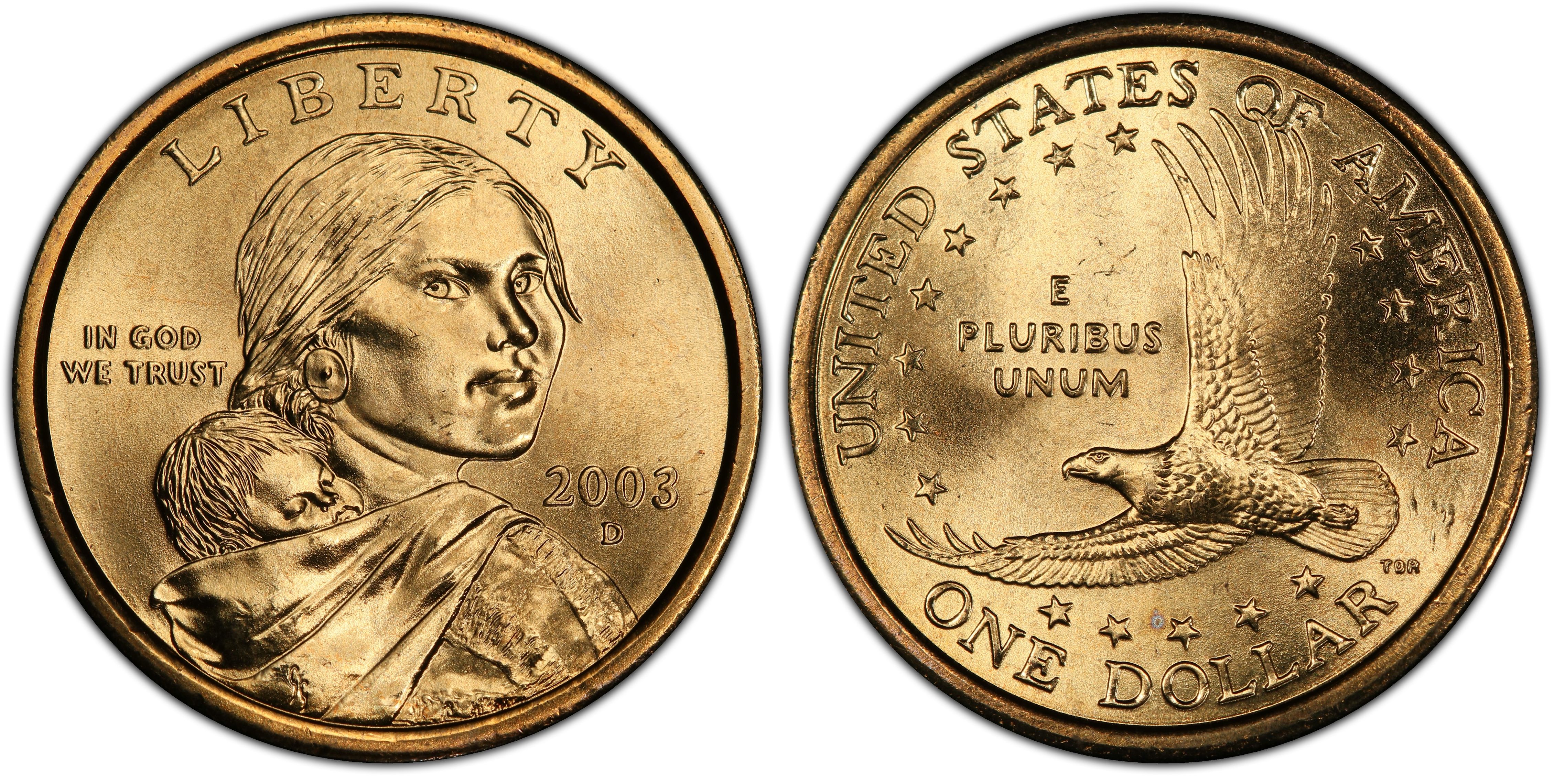2003 S $1 Sacagawea Dollar PCGS PR69DCAM 