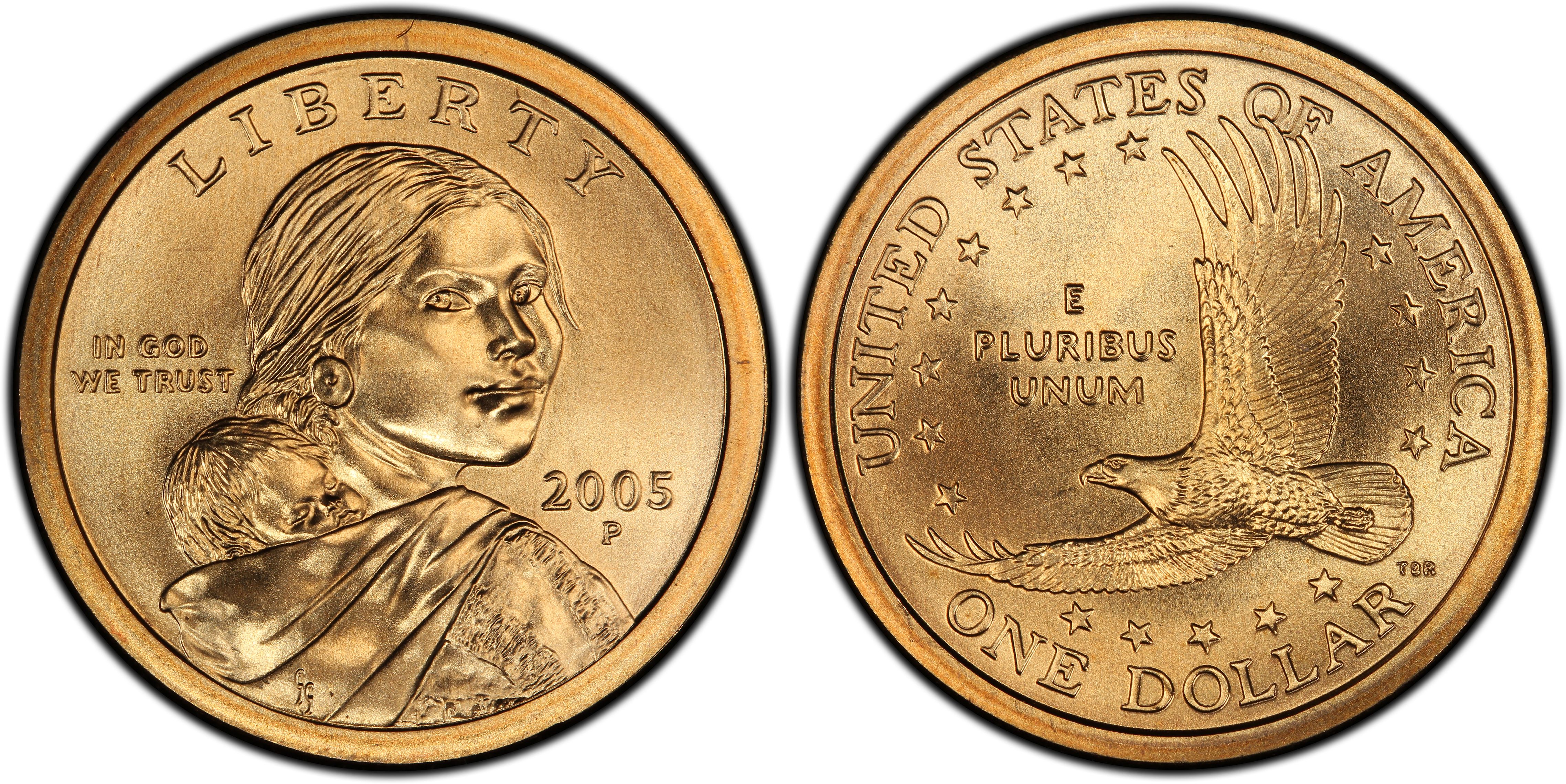 2005-2010 PD Sacagawea 12 coin BU Satin Set from US Mint Sets 