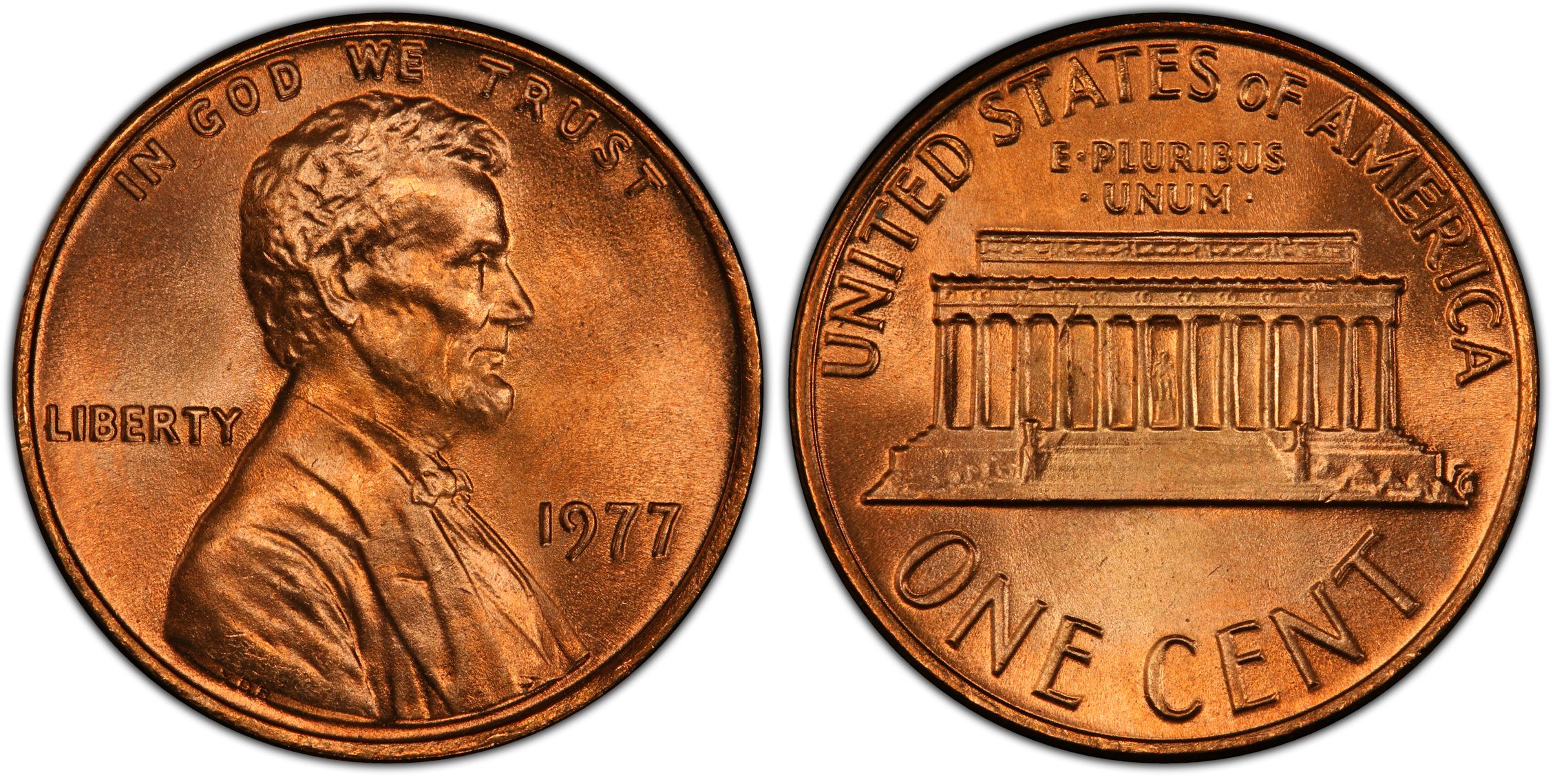 1977 1C, RD (Regular Strike) Lincoln Cent (Modern) - PCGS CoinFacts