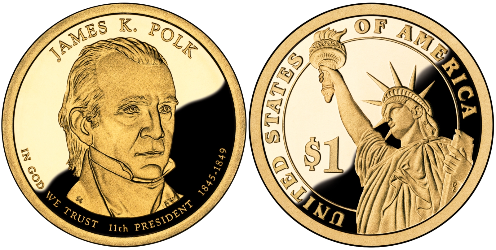 2009-S $1 James K. Polk, DCAM (Proof)
