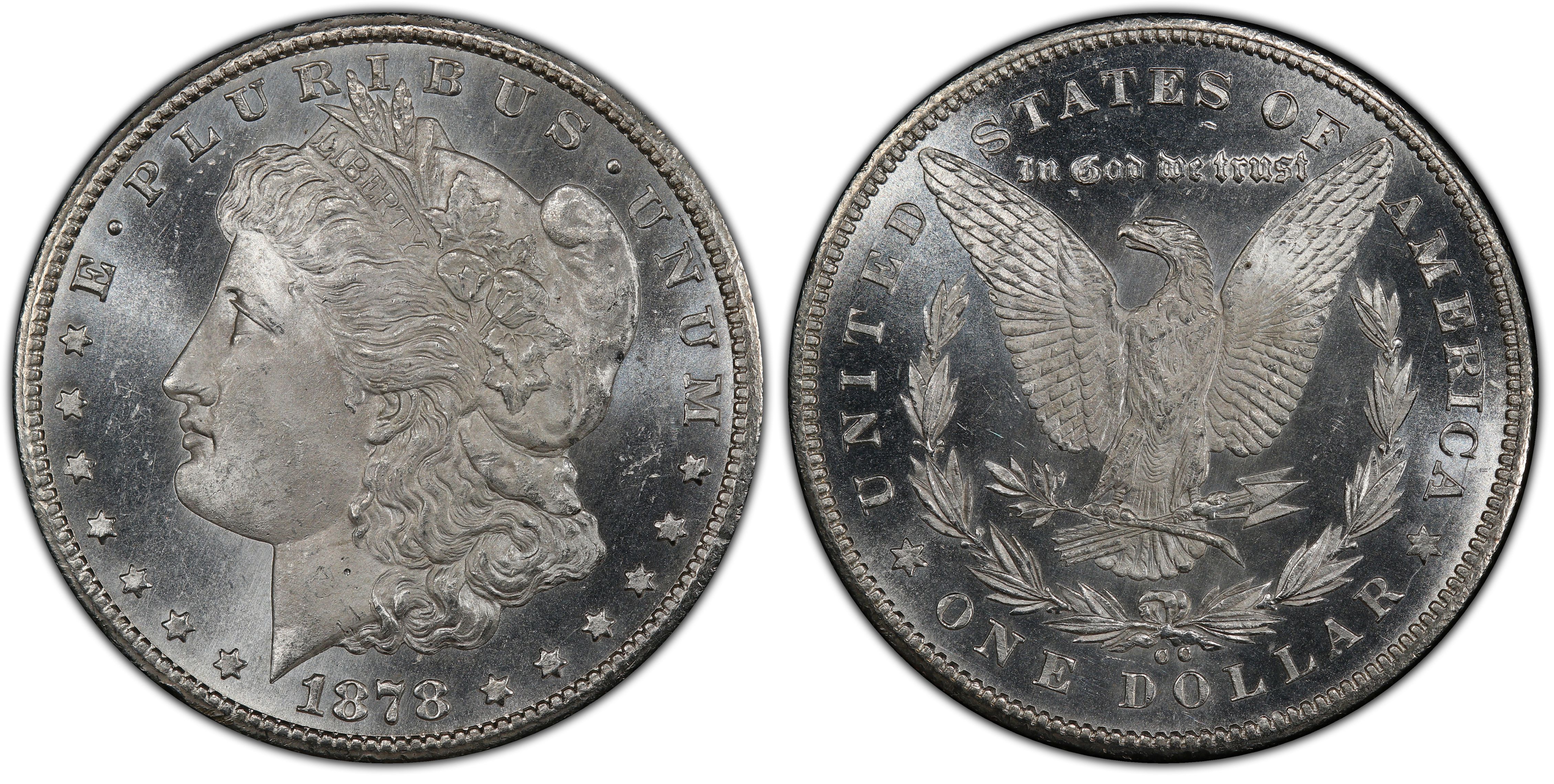 Details about  / 1878 Morgan Silver Dollar 7//8 TF VAM-33A Weak ANACS MS-62 Rarity-6 Registry