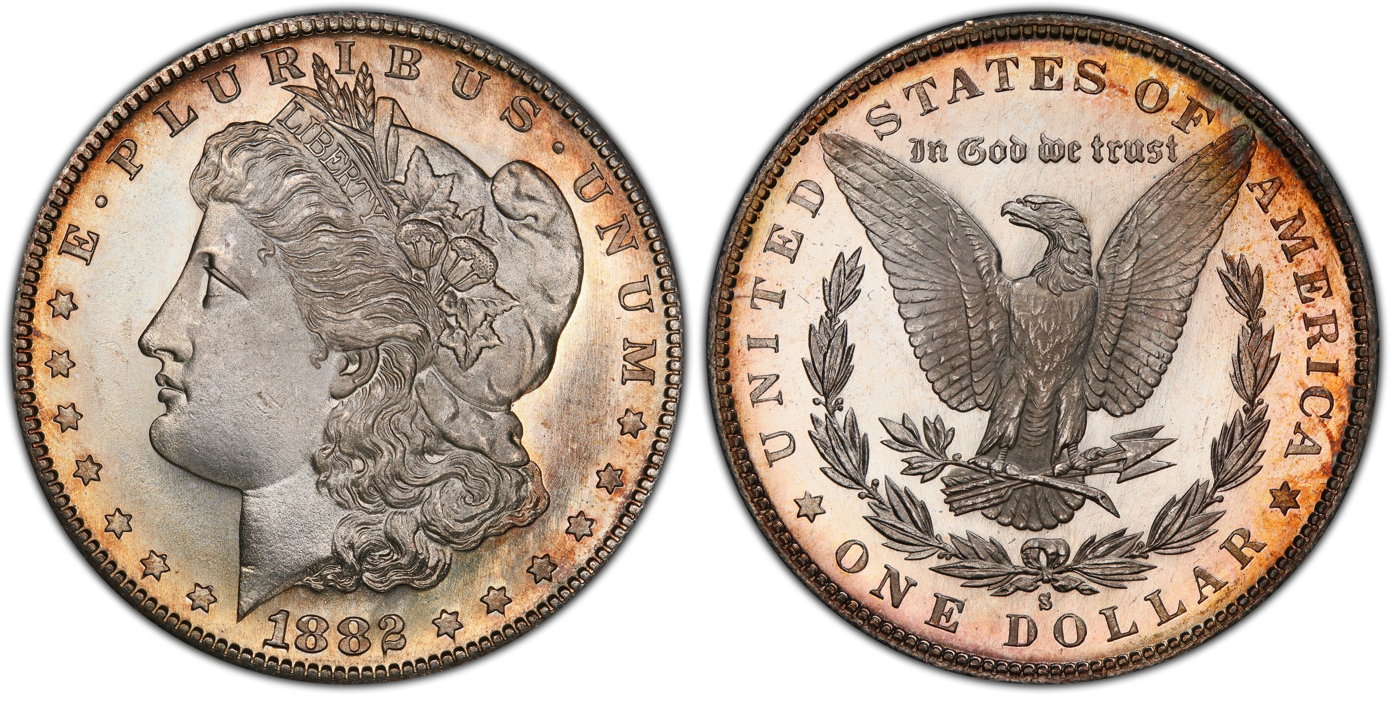 1882-S $1, PL (Regular Strike) Morgan Dollar - PCGS CoinFacts