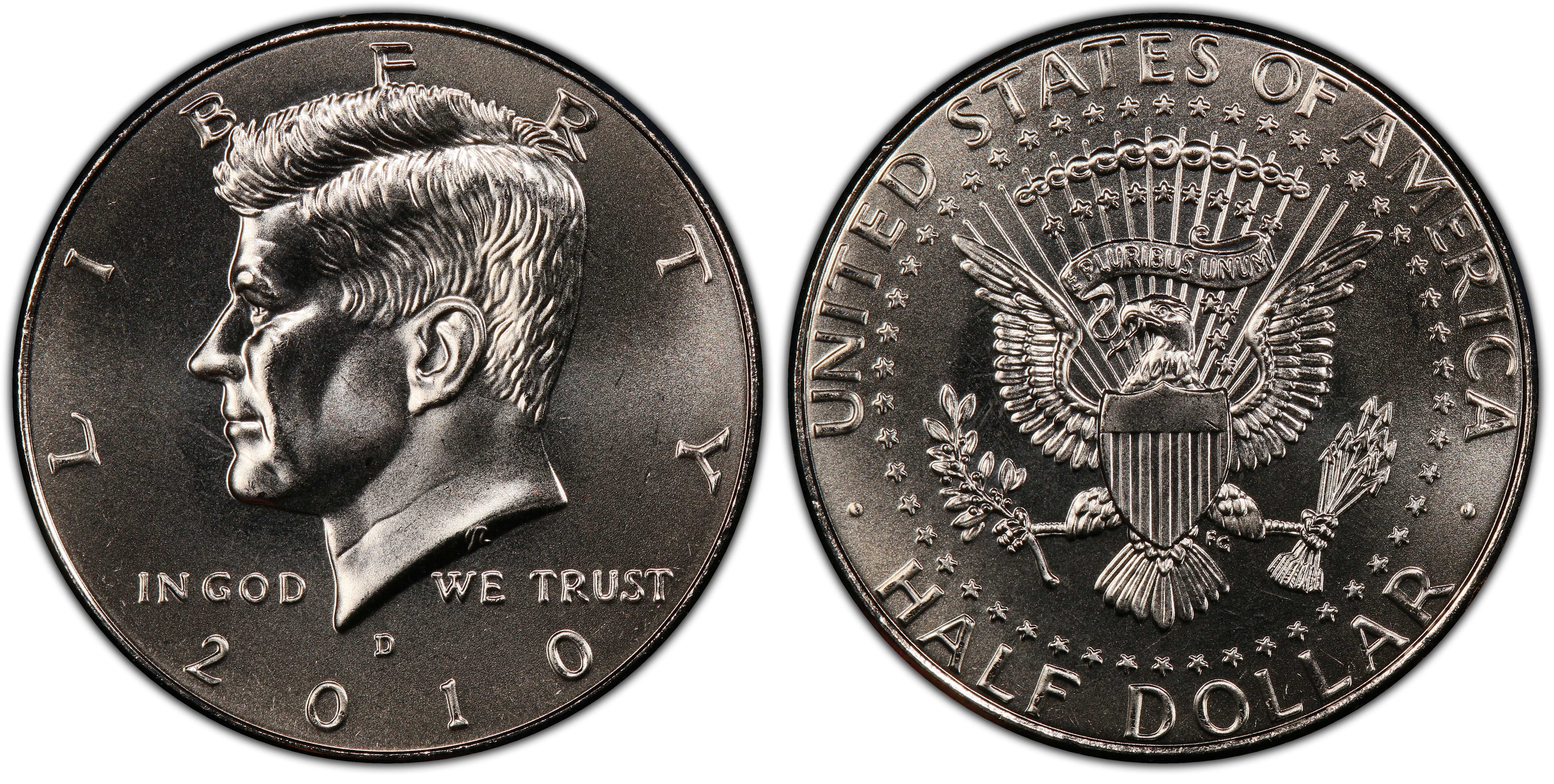 2008-D 50C Kennedy Half Dollar Ch BU 