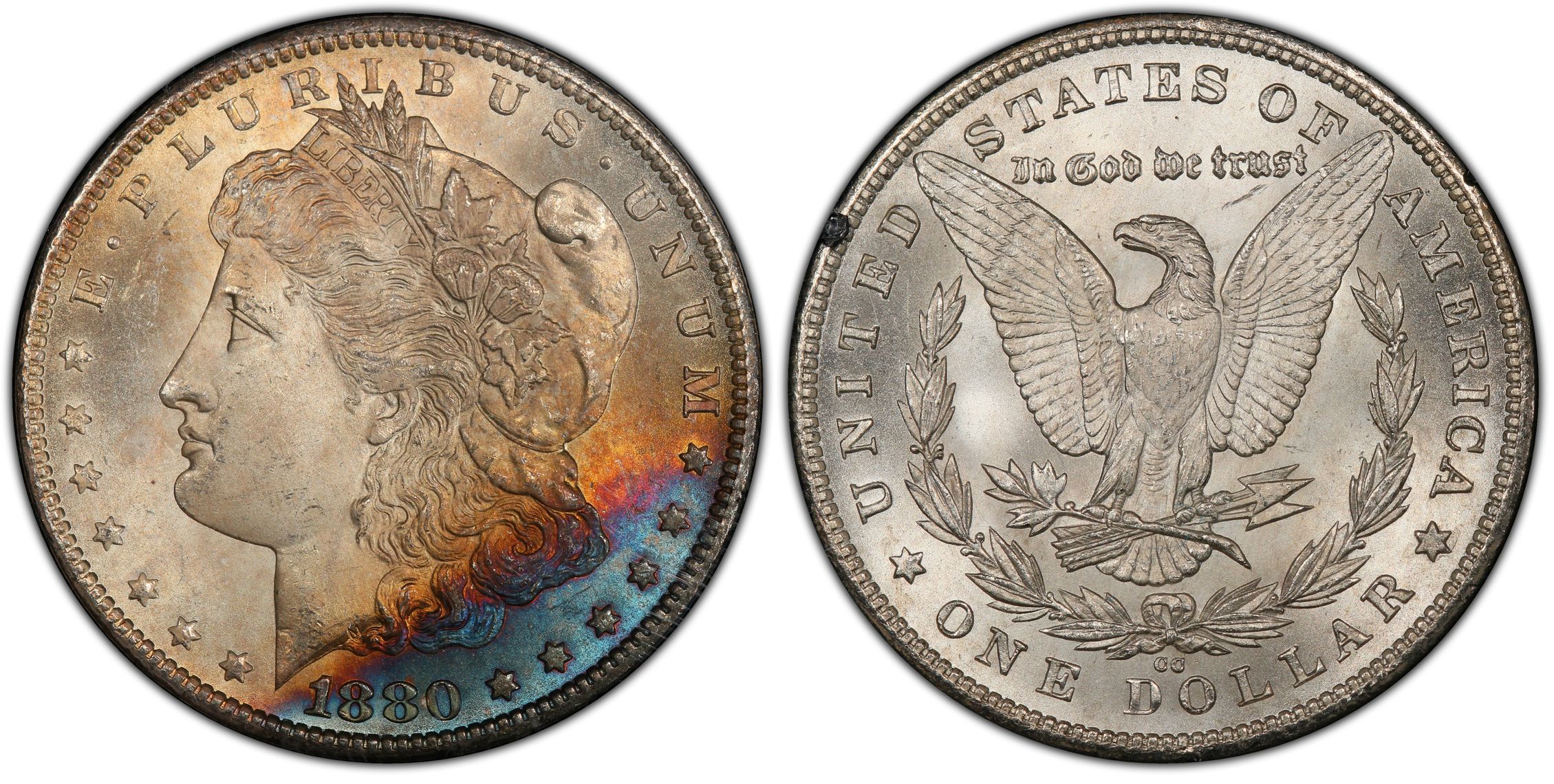 1880-CC $1 GSA Hoard (Regular Strike) Morgan Dollar - PCGS CoinFacts