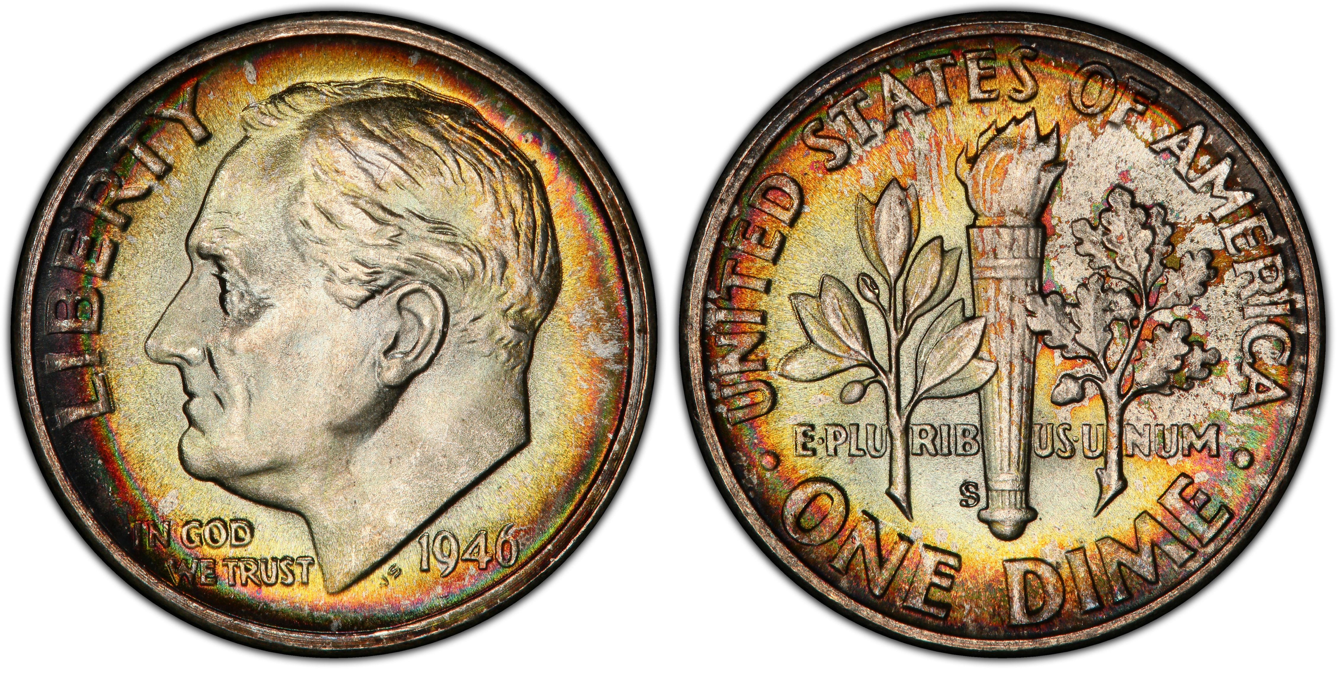 1946-S 10C, FB (Regular Strike) Roosevelt Dime - PCGS CoinFacts