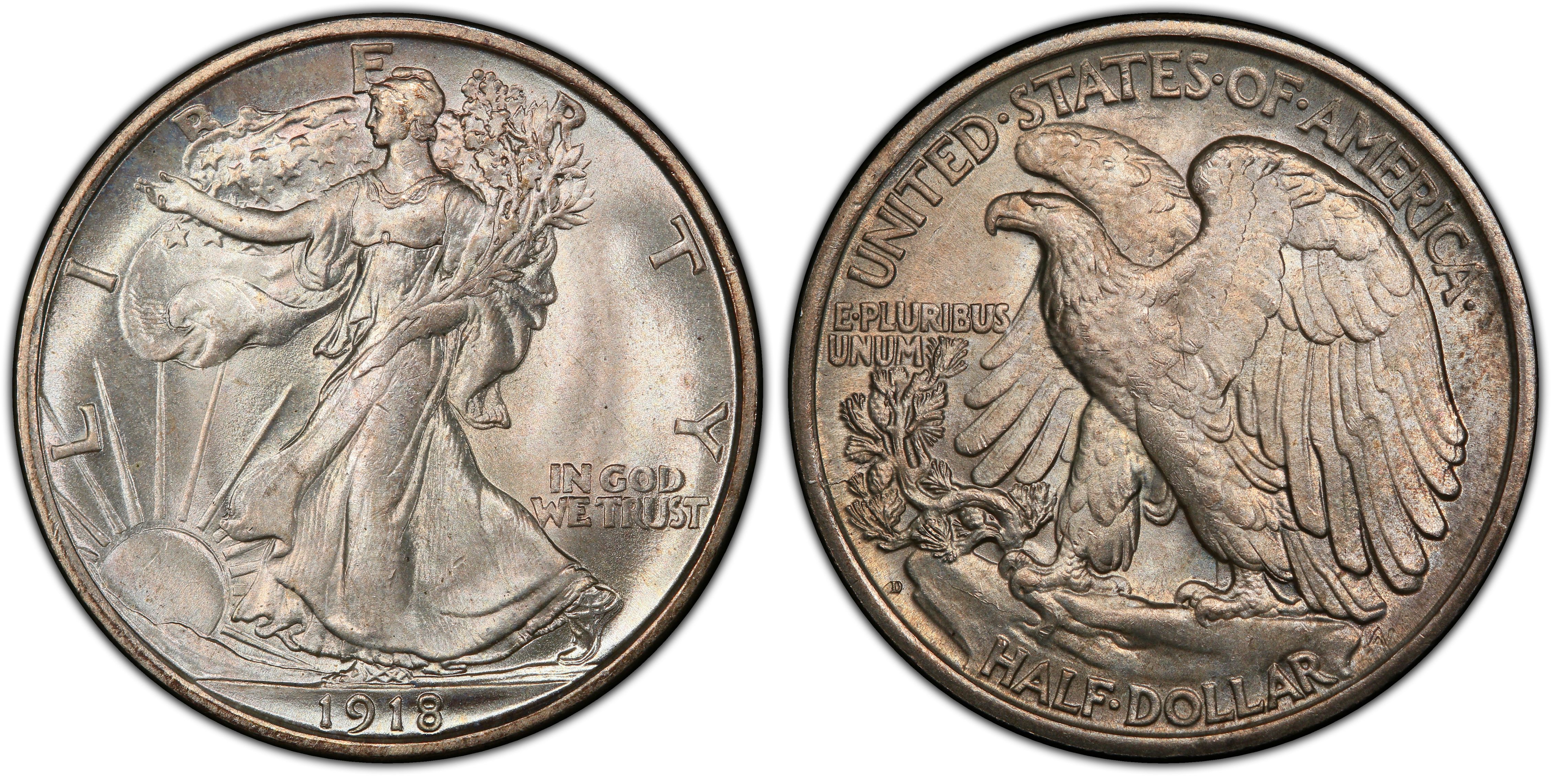 1918 Walking Liberty Half Dollar VG SKU#10768 