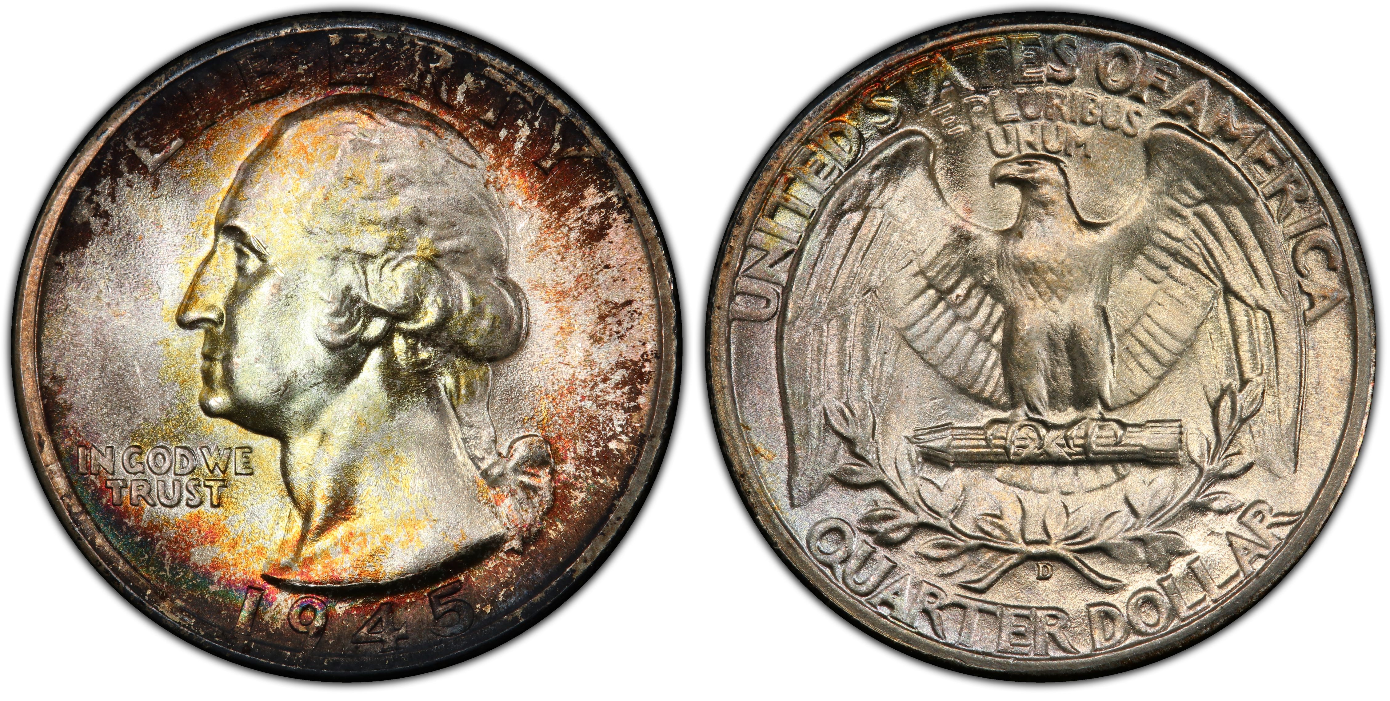 90% Silver 1959 D Washington Quarter 25C GEM BU LUSTER 