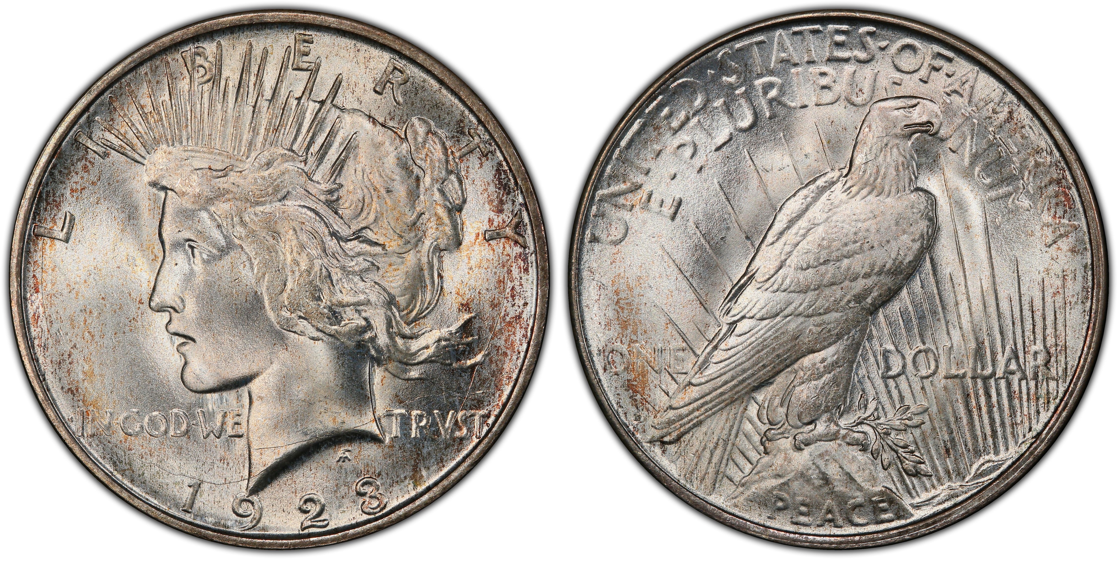1923-D $1 (Regular Strike) Peace Dollar - PCGS CoinFacts