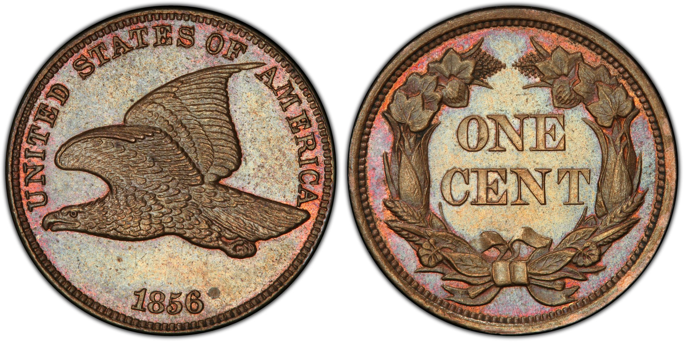 1856 1C Flying Eagle Proof Flying Eagle Cent PCGS CoinFacts