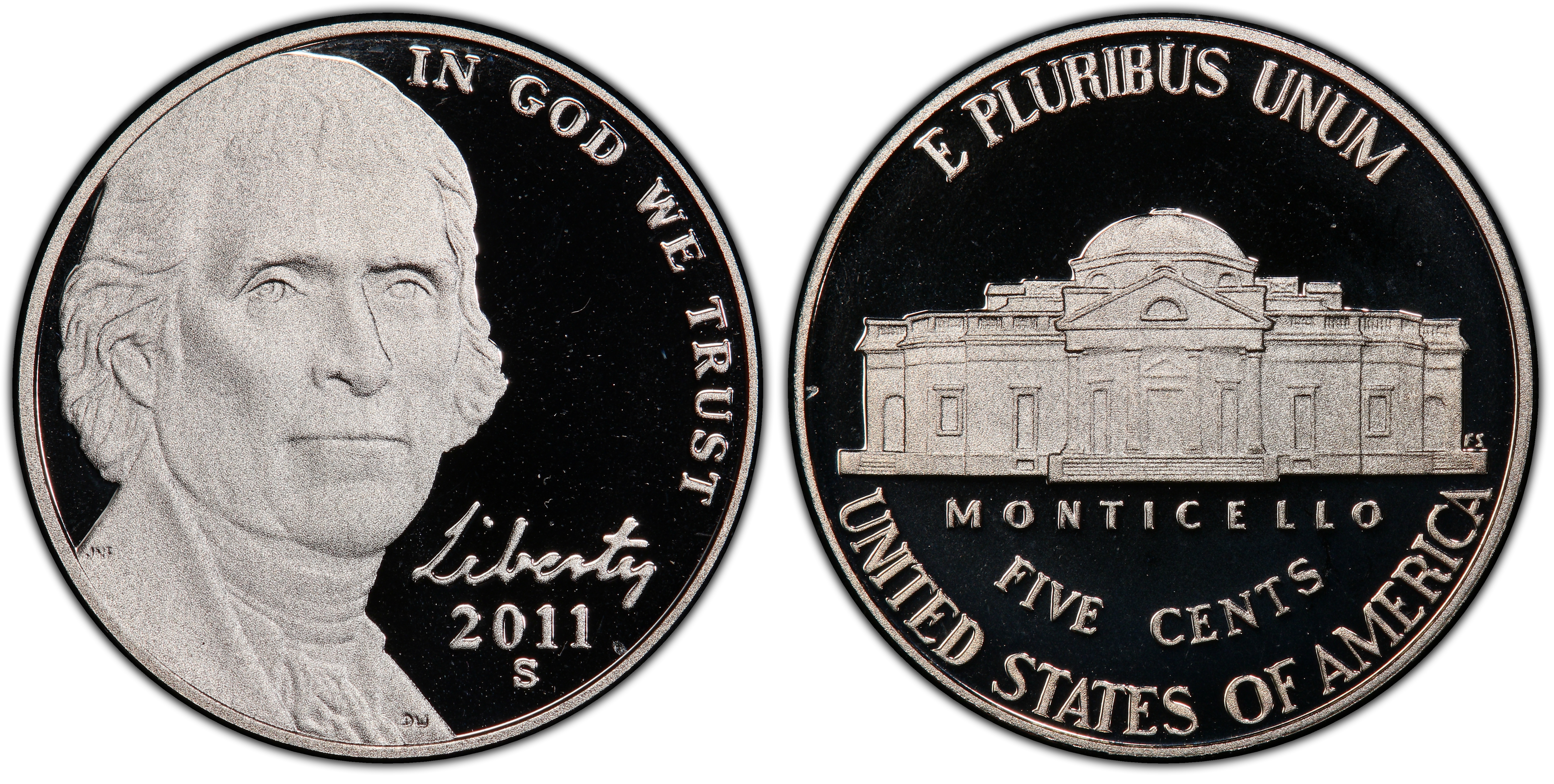 2011-S 5C, DCAM (Proof) Jefferson Nickel - PCGS CoinFacts