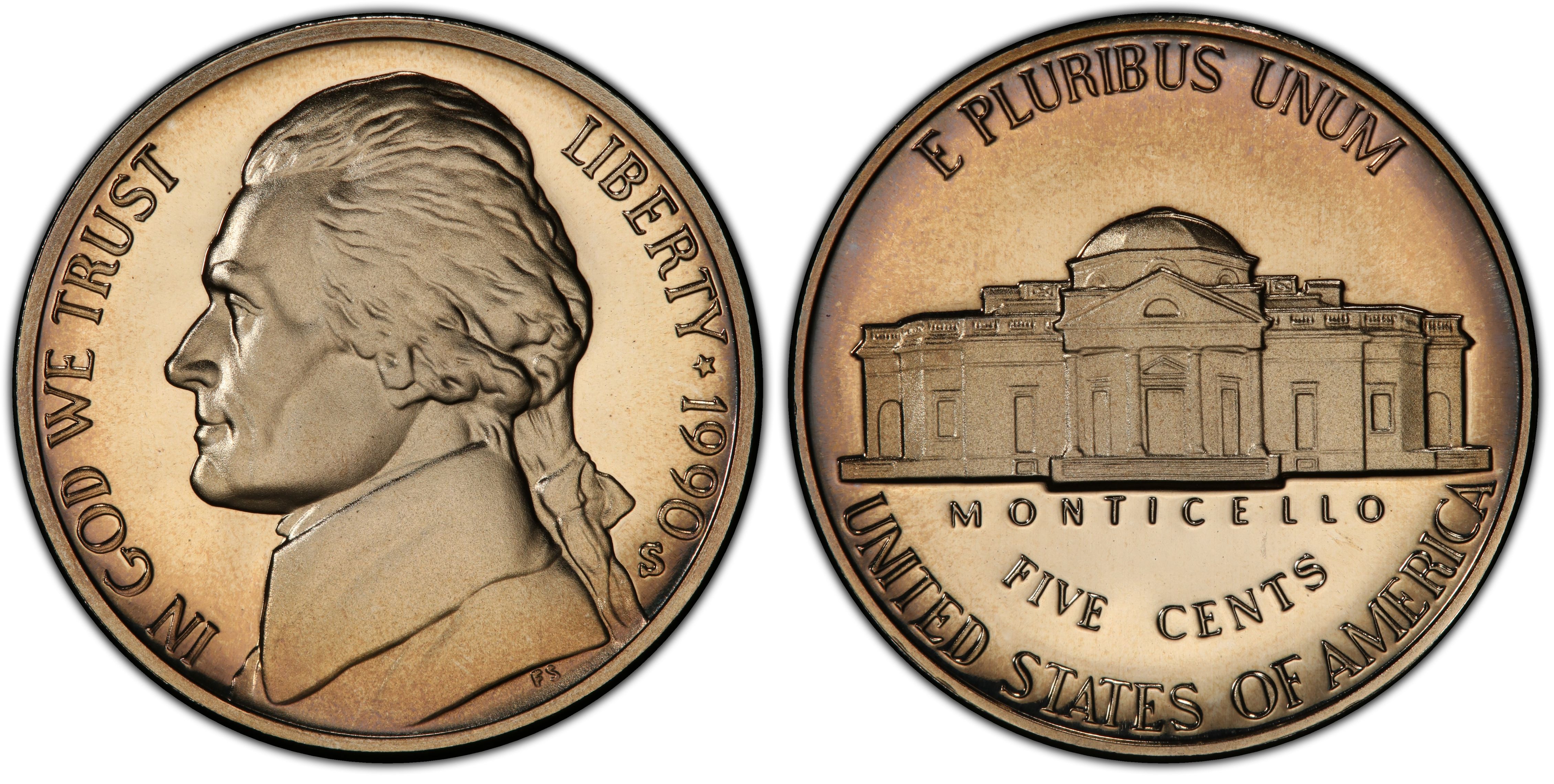 1990-S 5C DDO FS-101, DCAM (Proof) Jefferson Nickel - PCGS CoinFacts