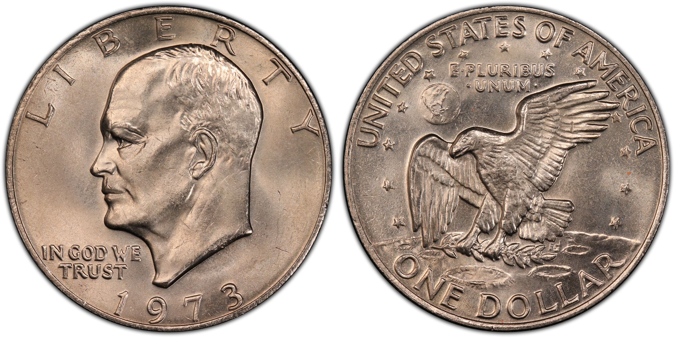 1973 $1 (Regular Strike) Ike Dollar - PCGS CoinFacts