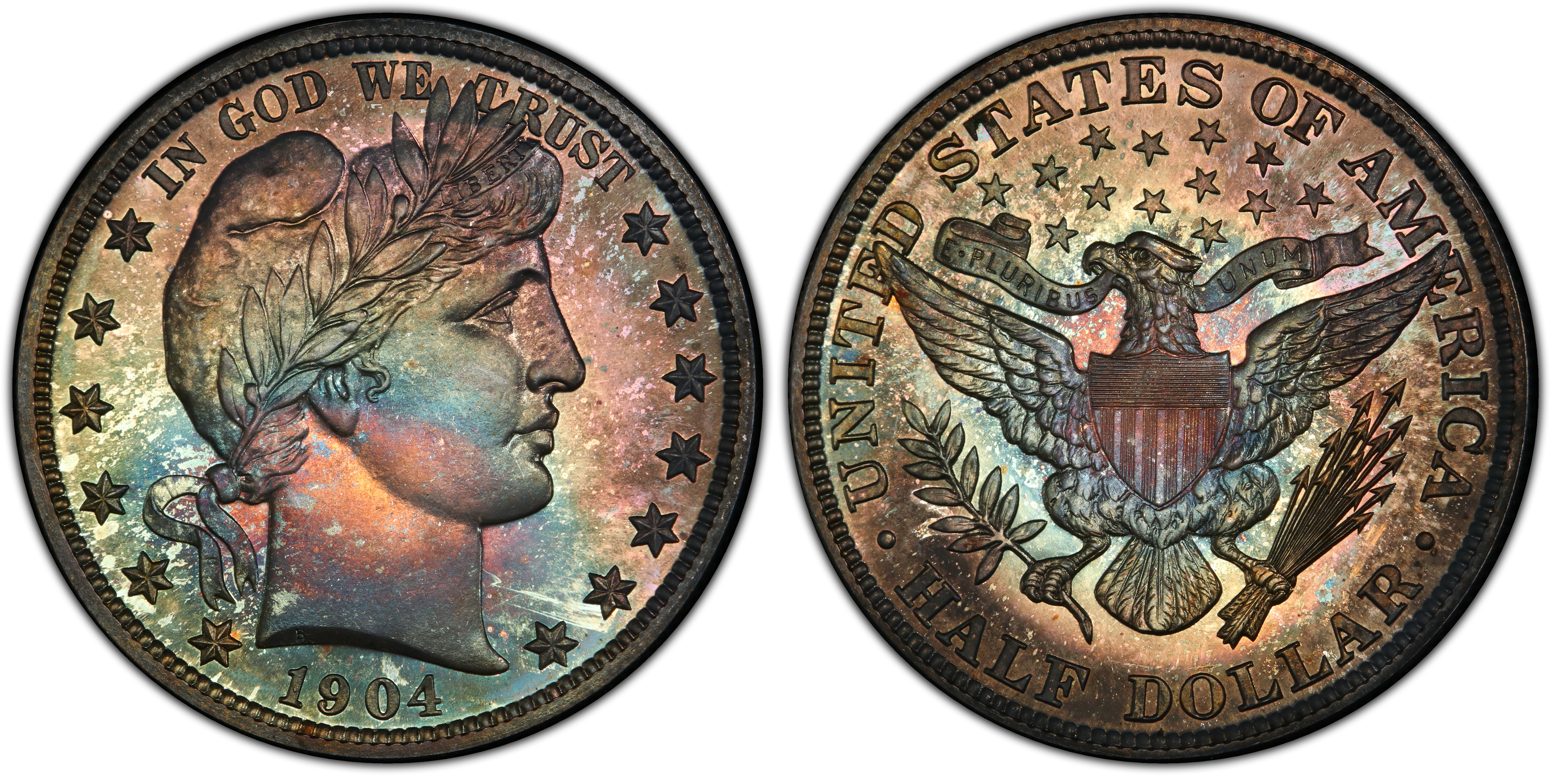 1904 50C (Proof) Barber Half Dollar - PCGS CoinFacts