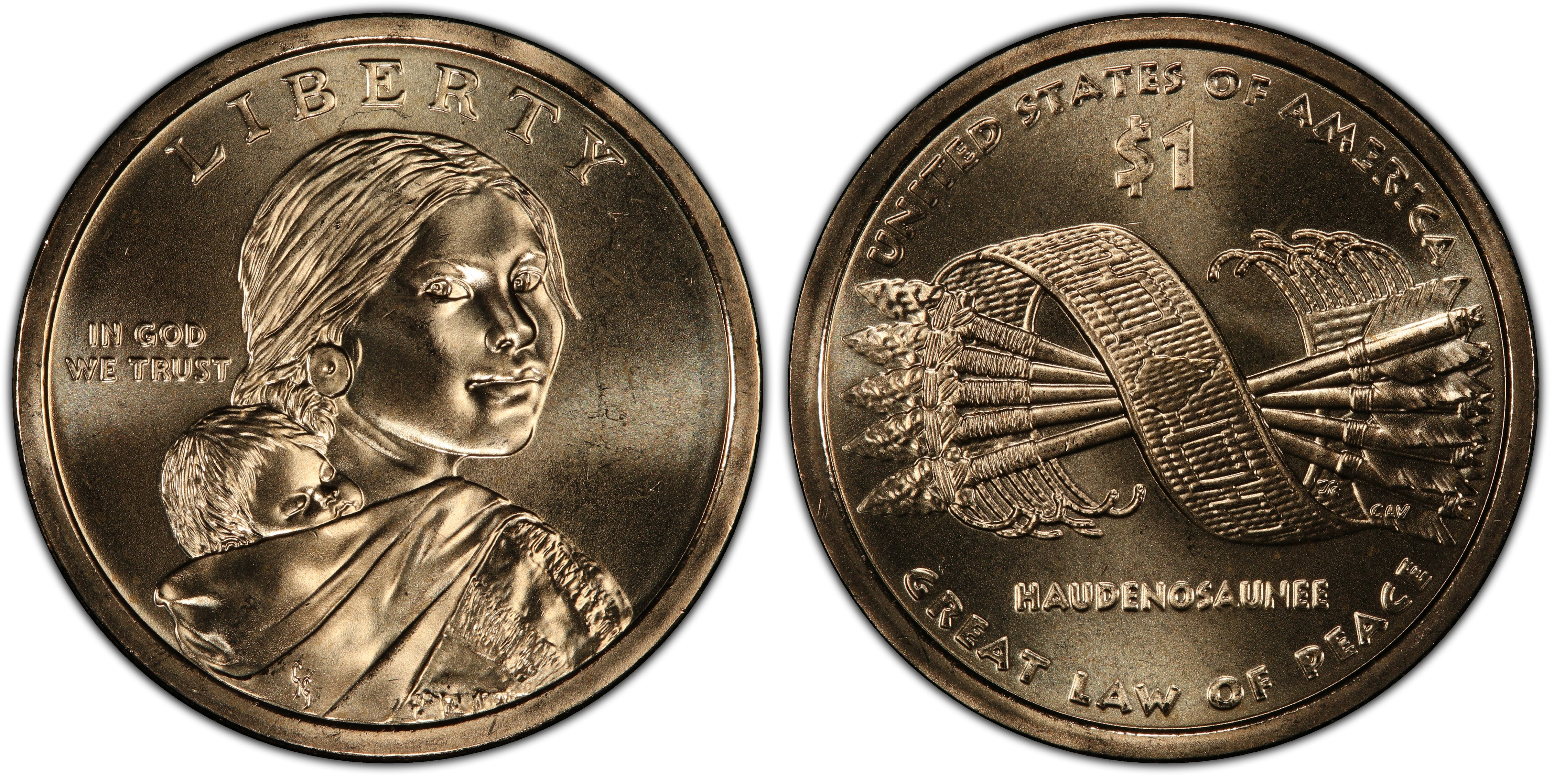 2010-P Good Circulated Roll of $25 Sacagawea Native American $1 Dollar Coins 