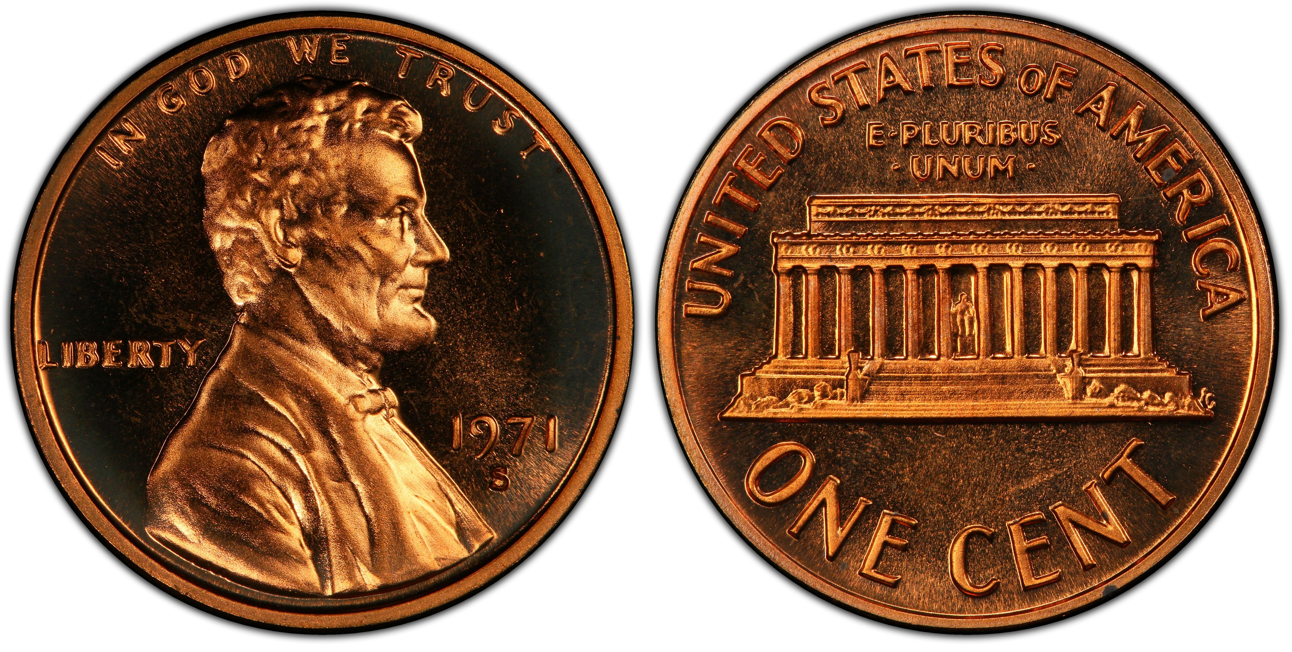 1971-S 1C DDO FS-101 (032), RD (Proof) Lincoln Cent (Modern