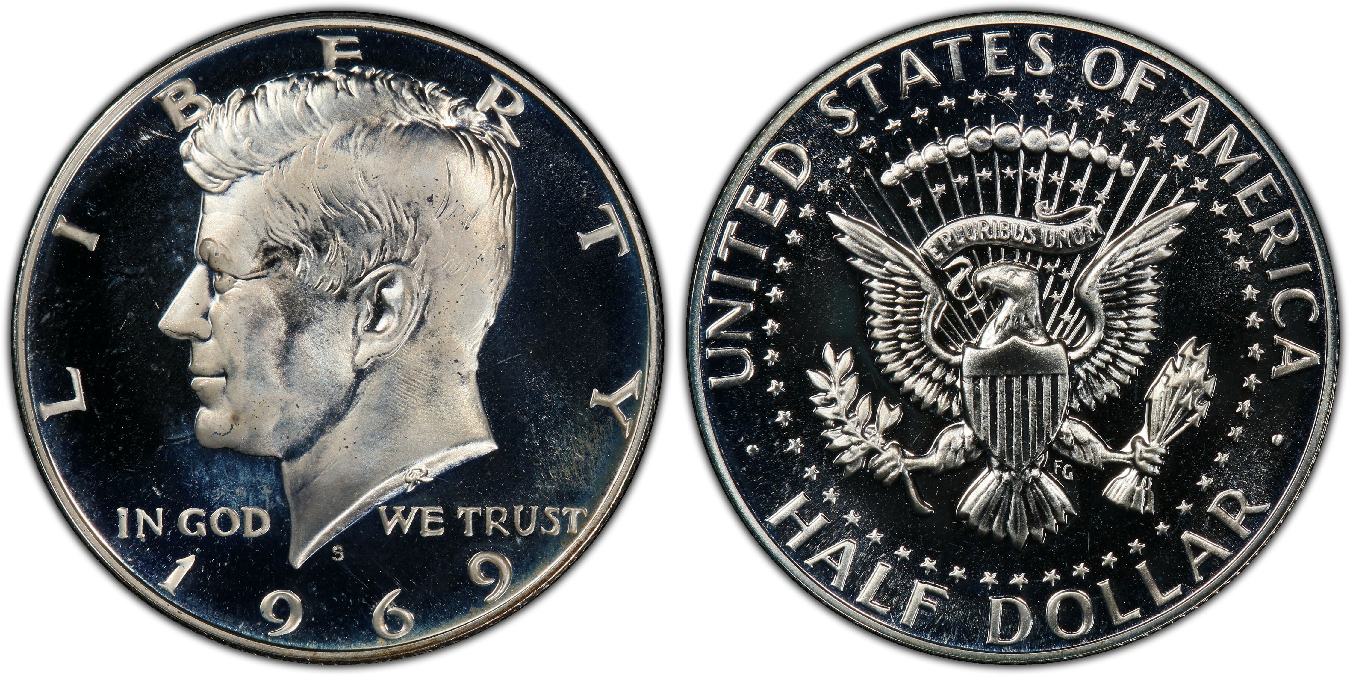 1969-S KENNEDY HALF DOLLAR GREAT GEM PROOF COIN!! #72** 