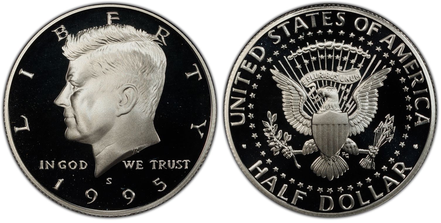 1995-S Silver Proof Kennedy Half Dollar Gem Proof Deep Cameo 