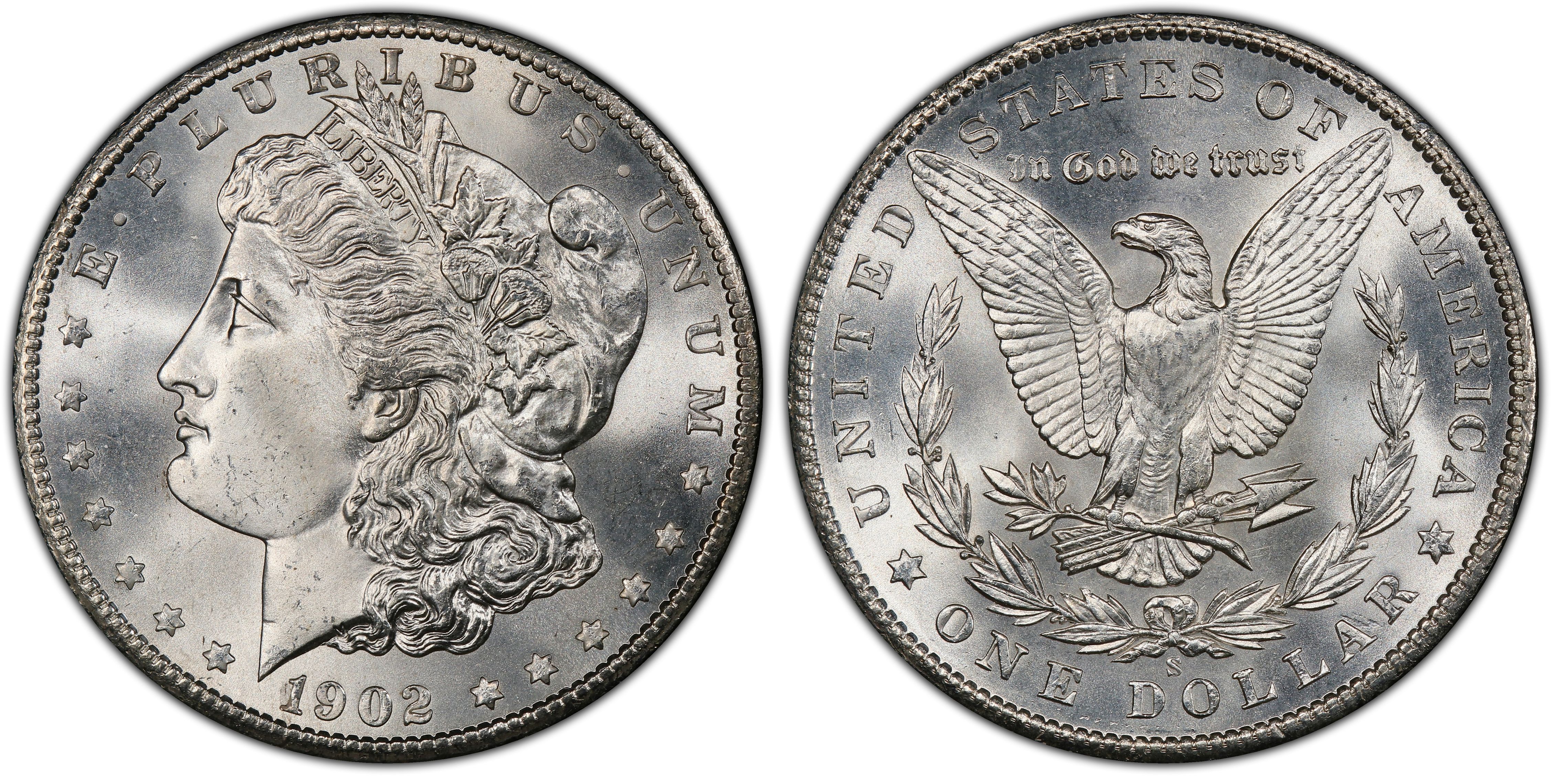 1900-p Blast White Unc Morgan Silver Dollar from a Original Roll Will Grade Out 