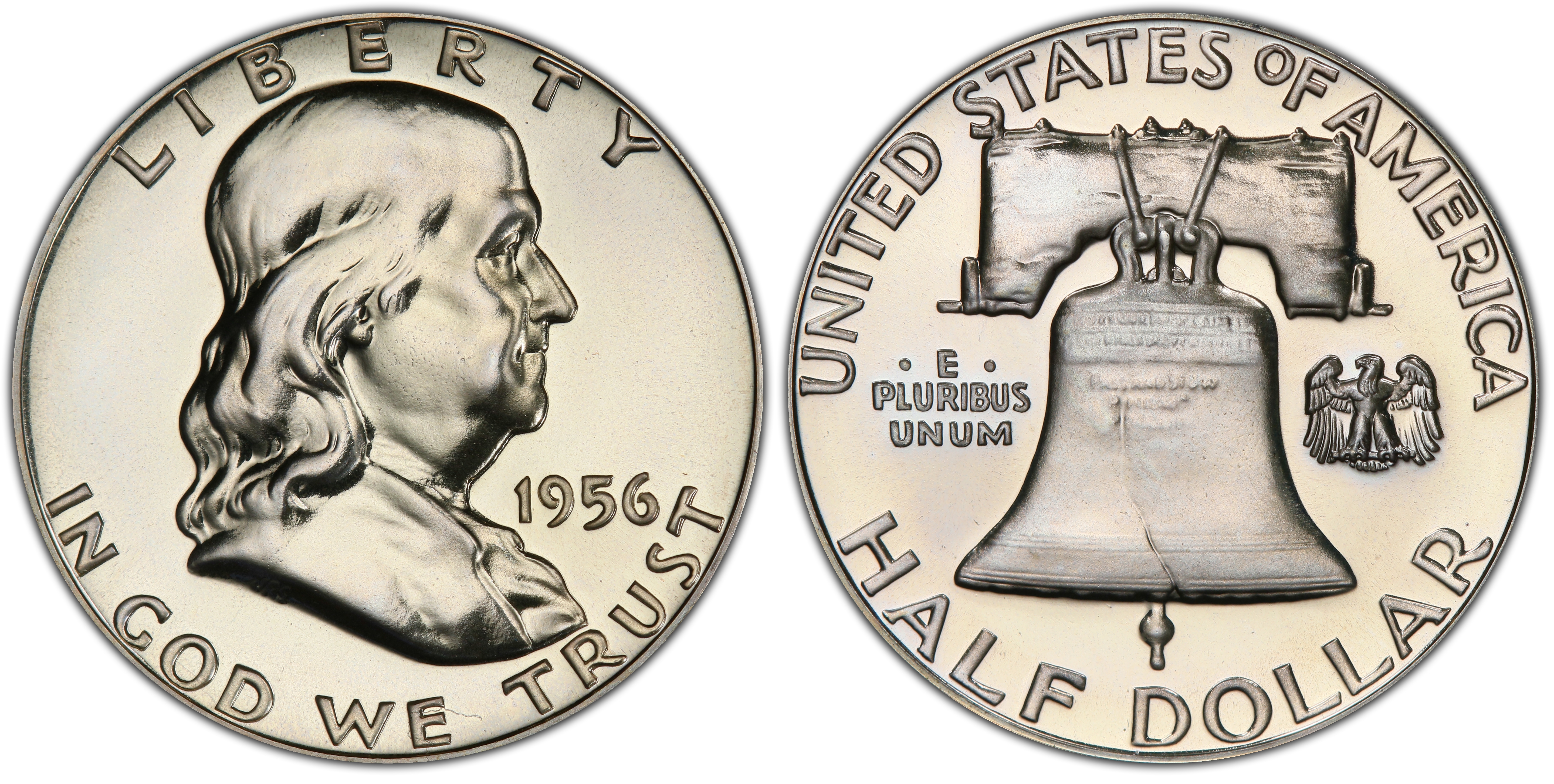 1956 50C Type 2 (Proof) Franklin Half Dollar - PCGS CoinFacts