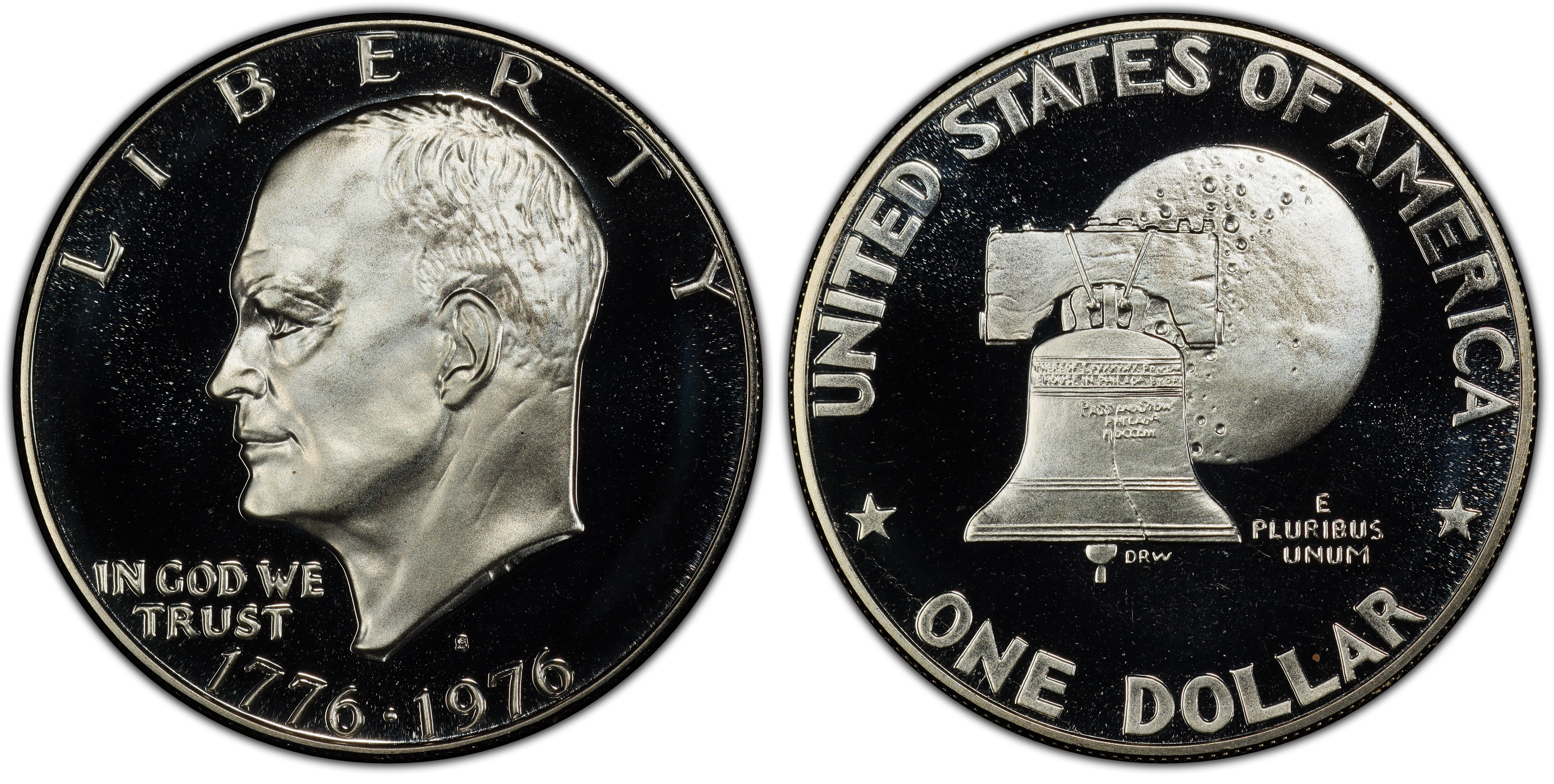 1976-S $1 Silver, DCAM (Proof) Ike Dollar - PCGS CoinFacts