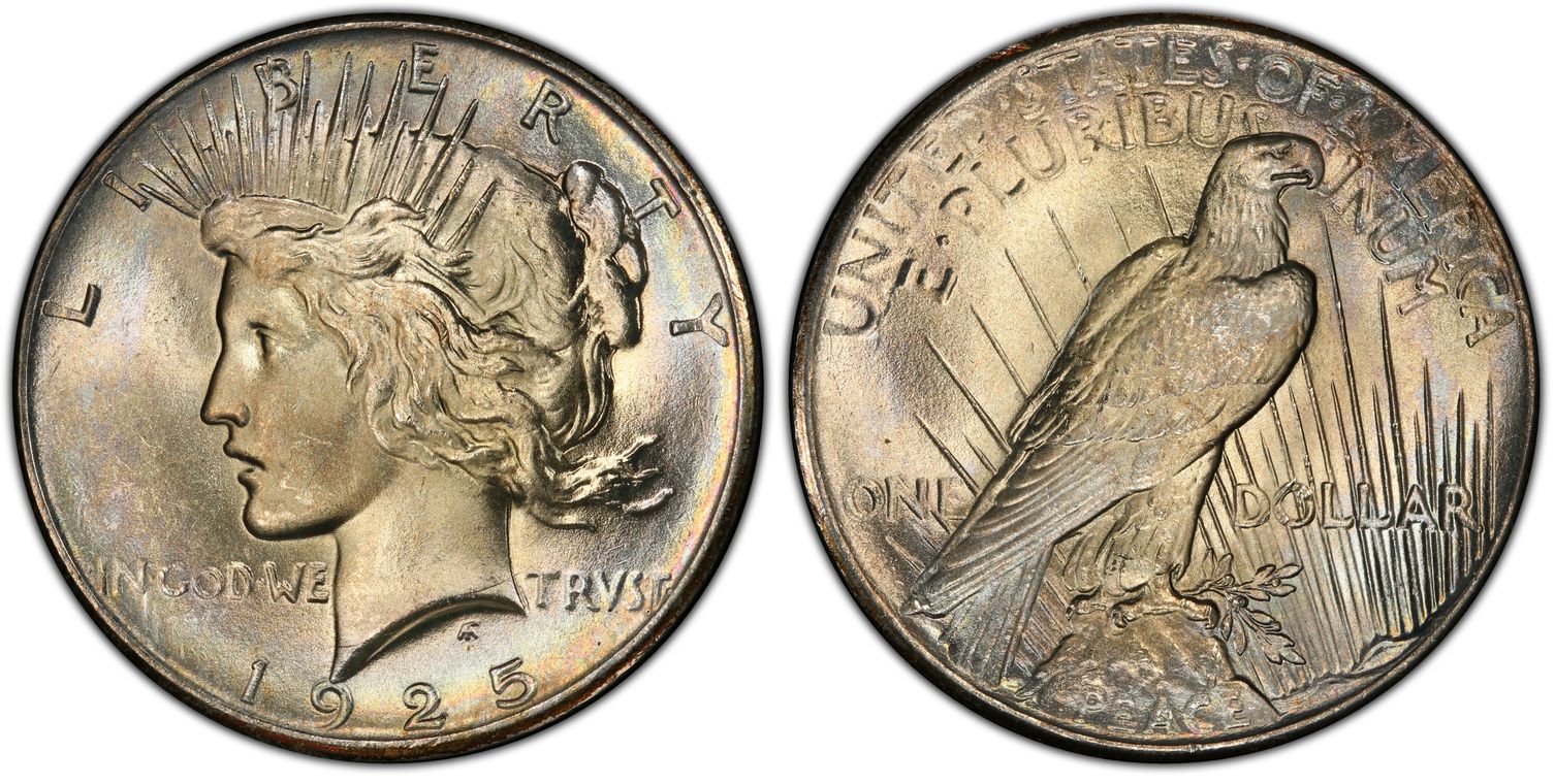 1923 Peace Dollar Silver Graded MS-65 "Bright and Lustrous",a beauty.......