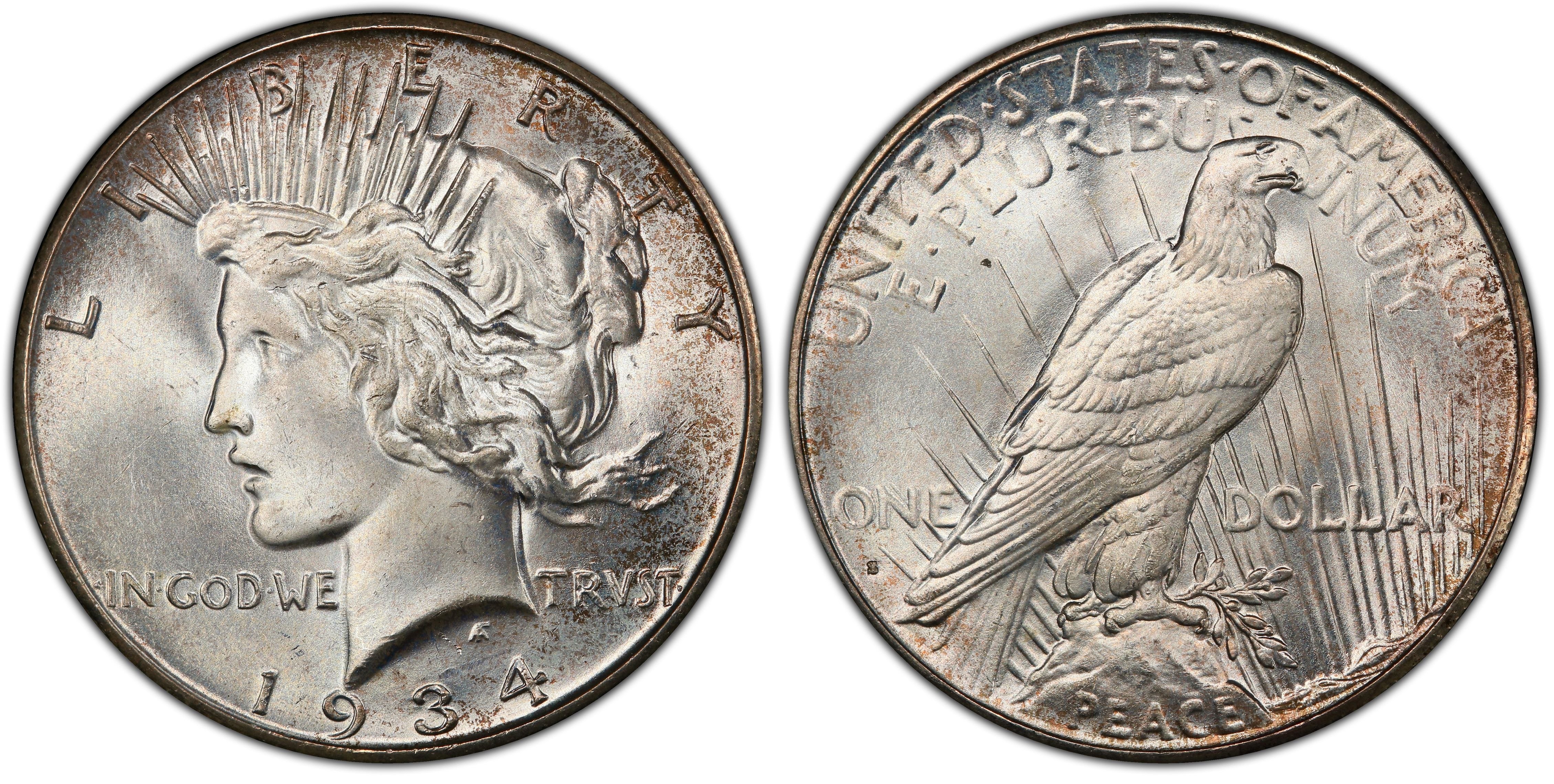 1934-S $1 (Regular Strike) Peace Dollar - PCGS CoinFacts
