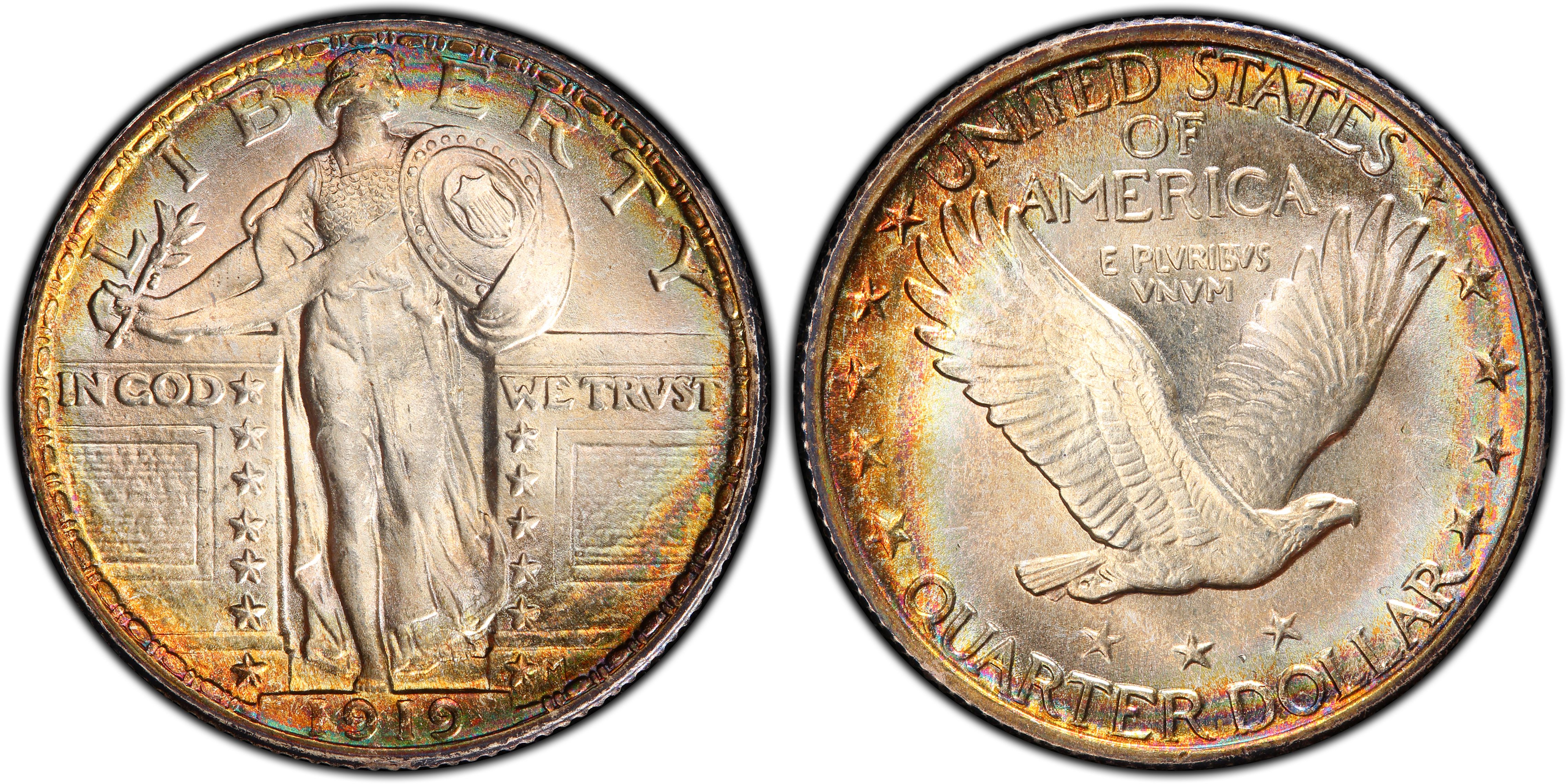 1919 25C (Regular Strike) Standing Liberty Quarter - PCGS CoinFacts