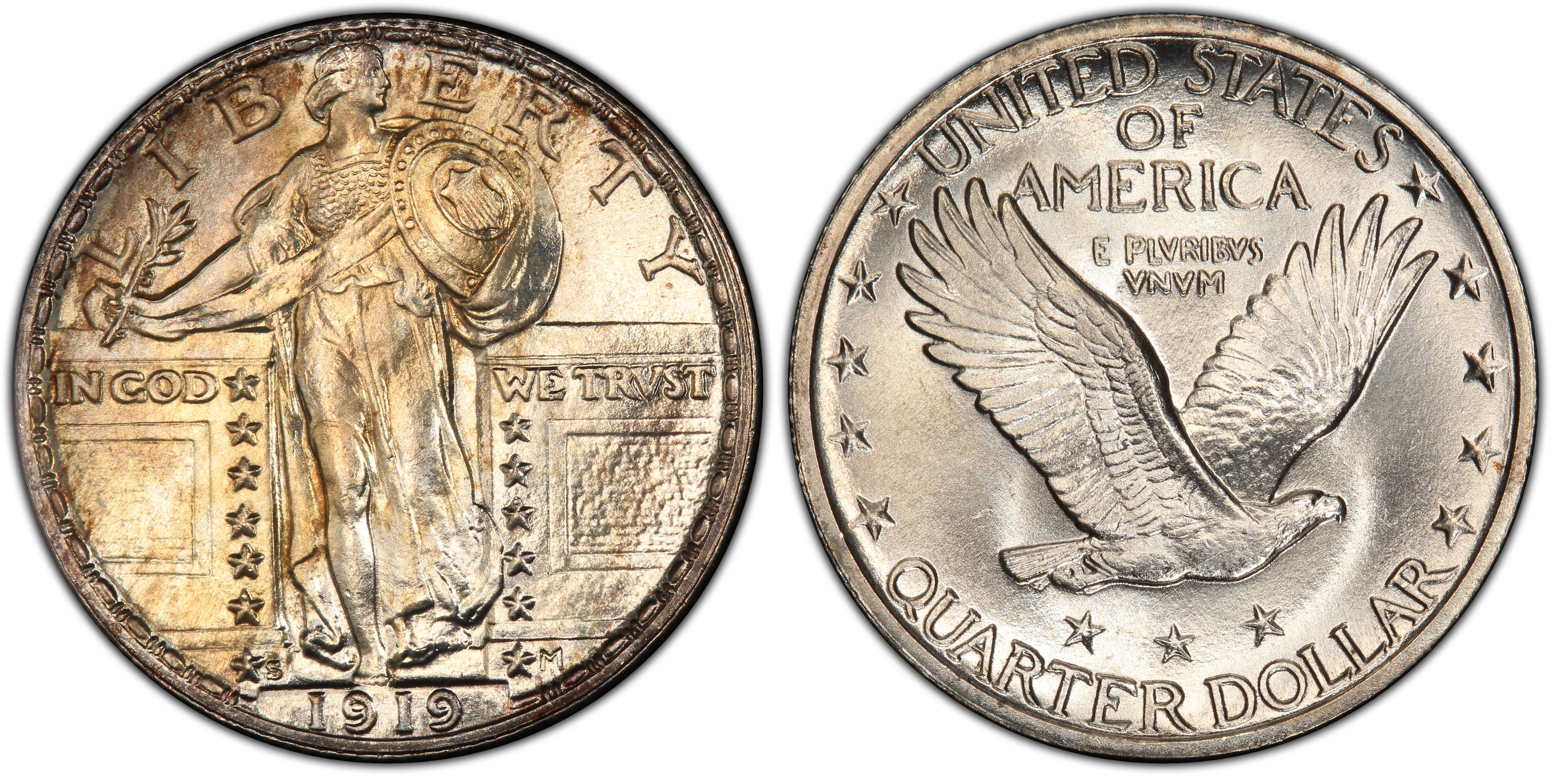 1919-S 25C (Regular Strike) Standing Liberty Quarter - PCGS CoinFacts