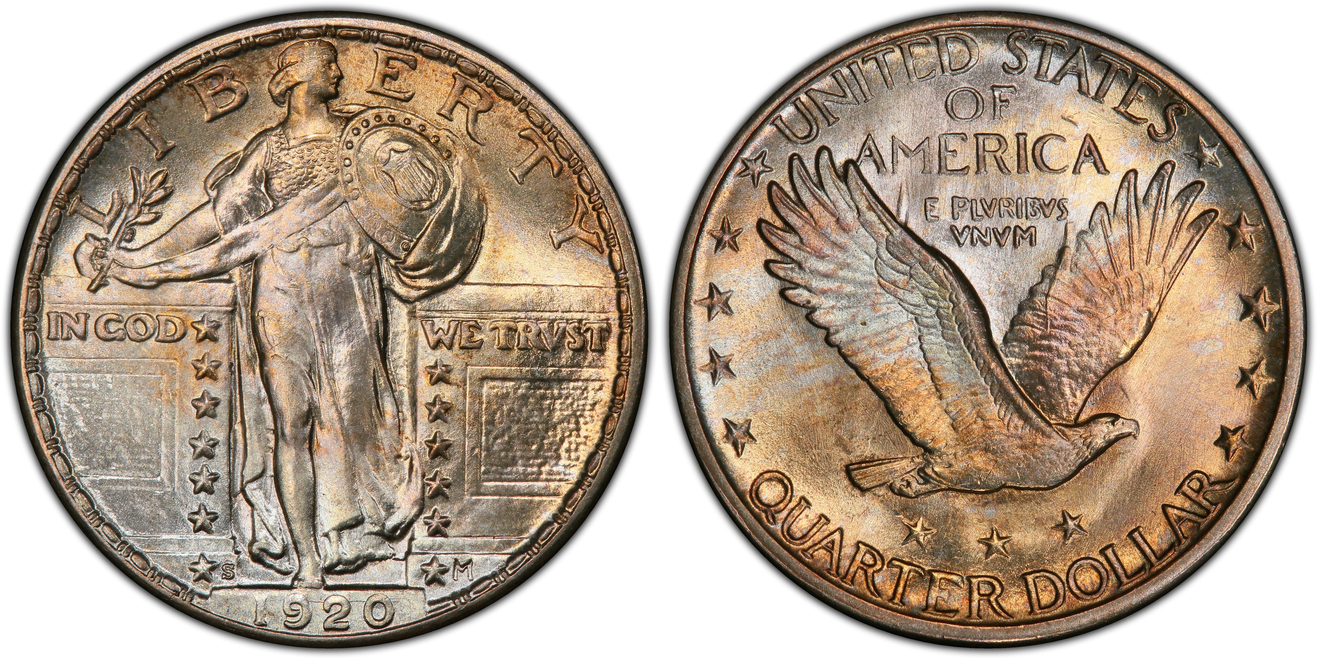 1920-S 25C (Regular Strike) Standing Liberty Quarter - PCGS CoinFacts