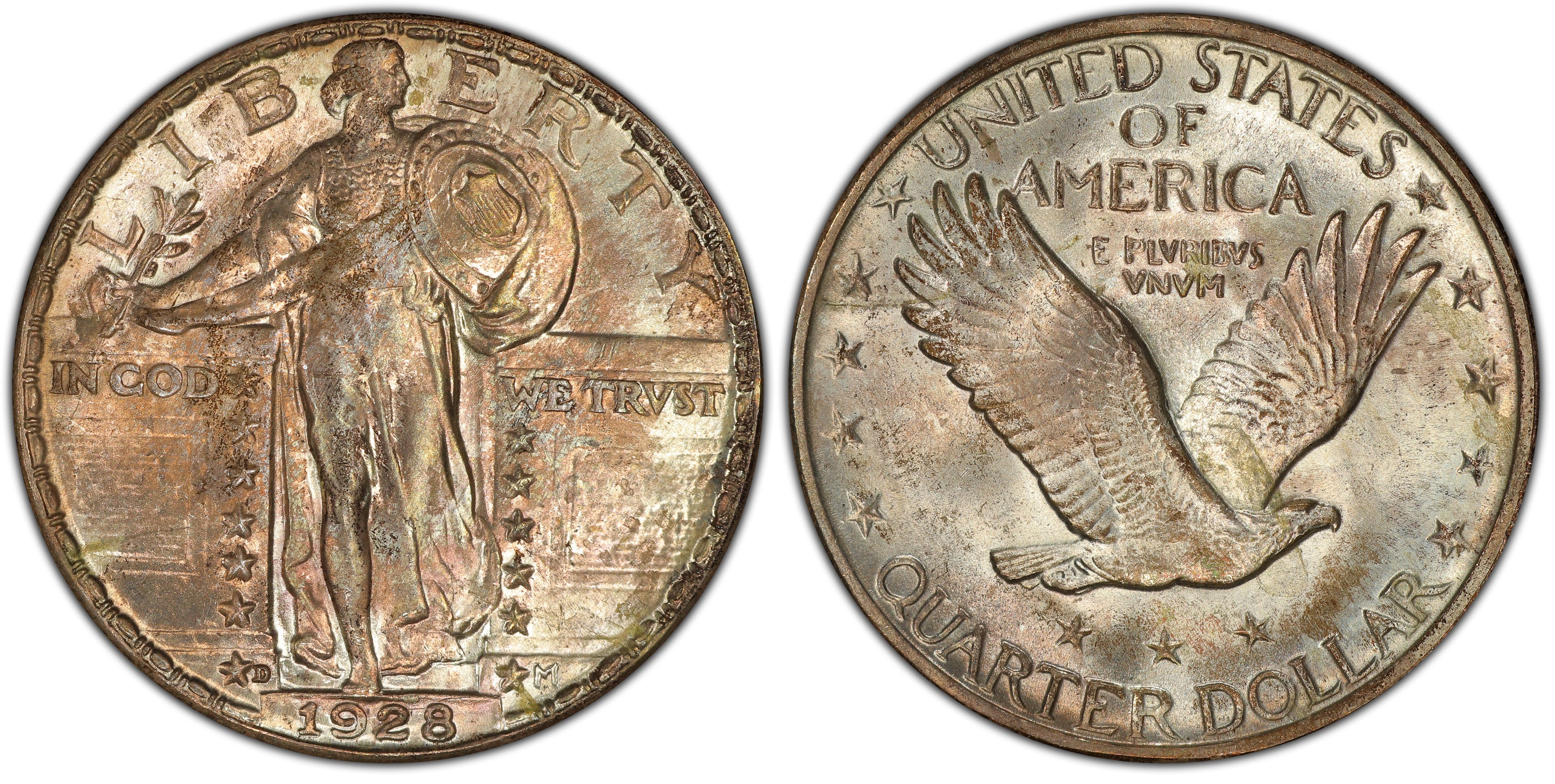 1928-D 25C (Regular Strike) Standing Liberty Quarter - PCGS CoinFacts