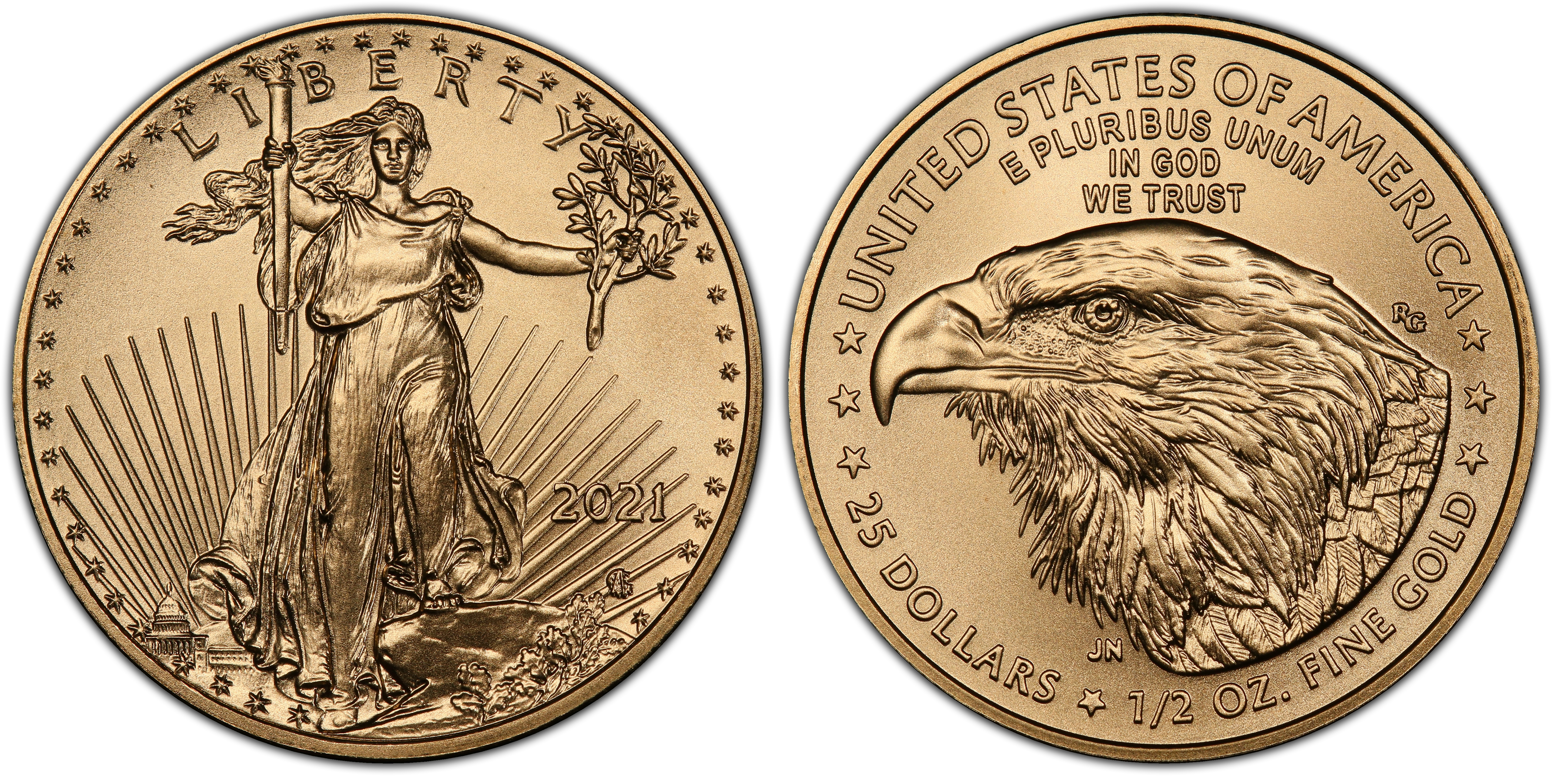 2021 $25 Gold Eagle - Type 2 (Regular Strike) Gold Eagles - PCGS