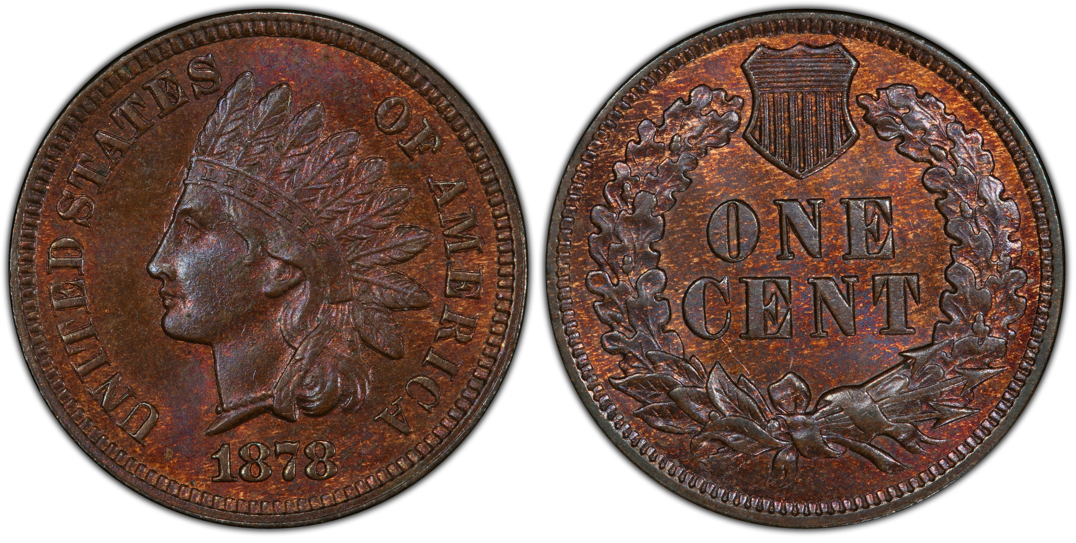 1878 Indian Cent AG Uncertified 