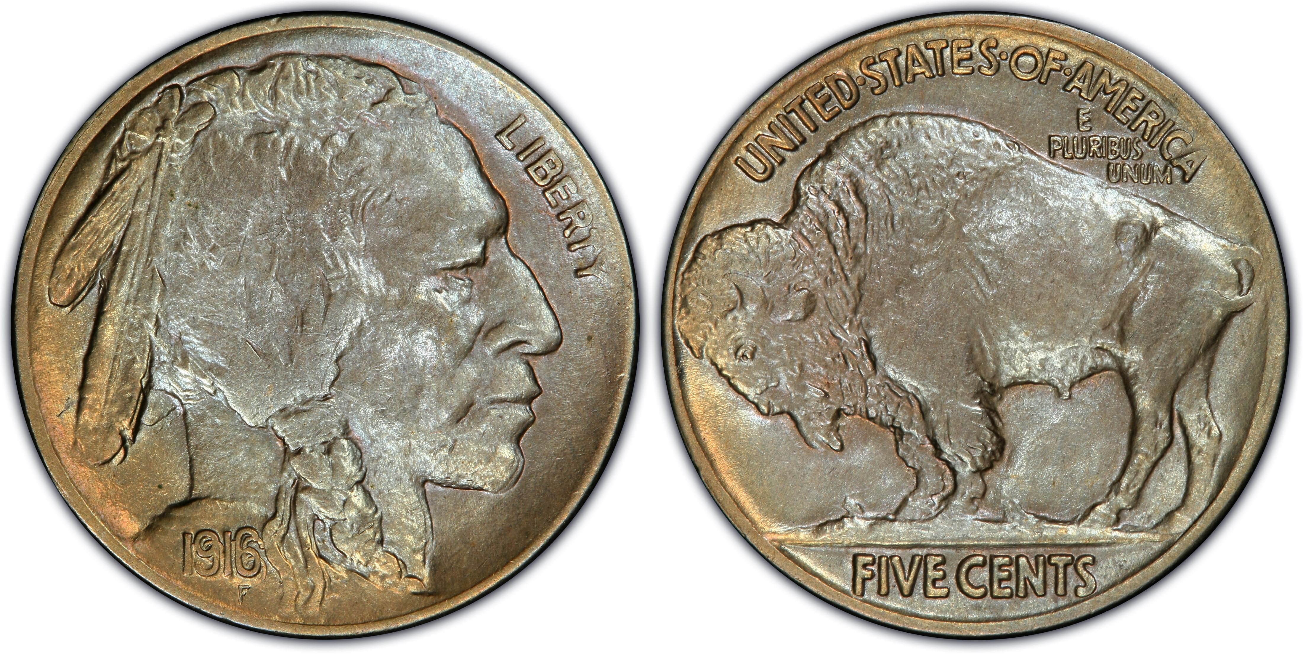 Details about   1916 P buffalo nickels 