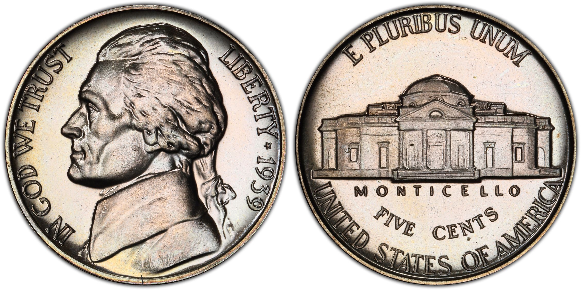 1939 5C Rev Of 1940 FS-901 (Proof) Jefferson Nickel - PCGS CoinFacts