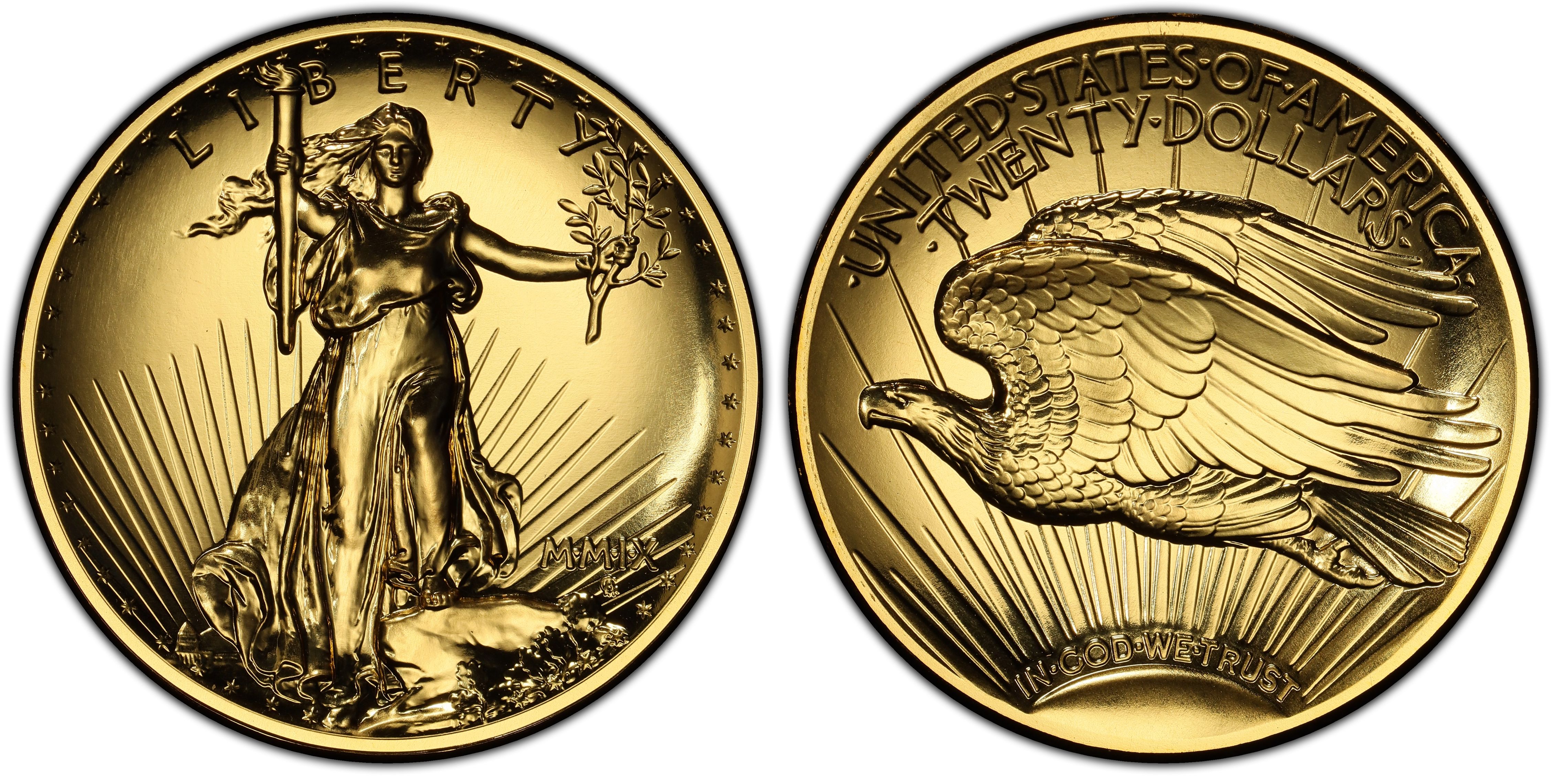 2009 $20 Ultra High Relief Double Eagle - First Strike (Regular 