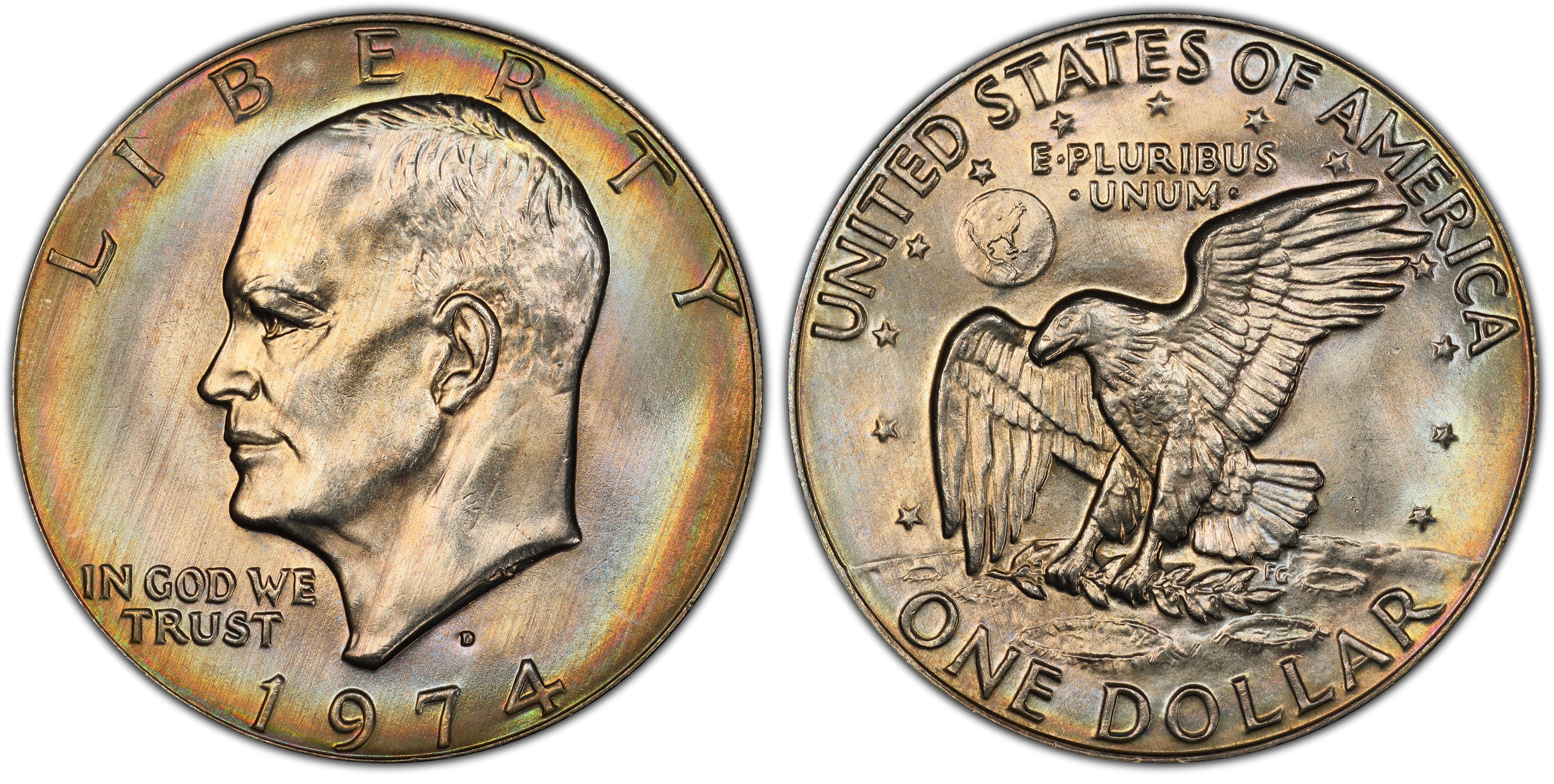 BU Details about   1974 Eisenhower D Dollar 