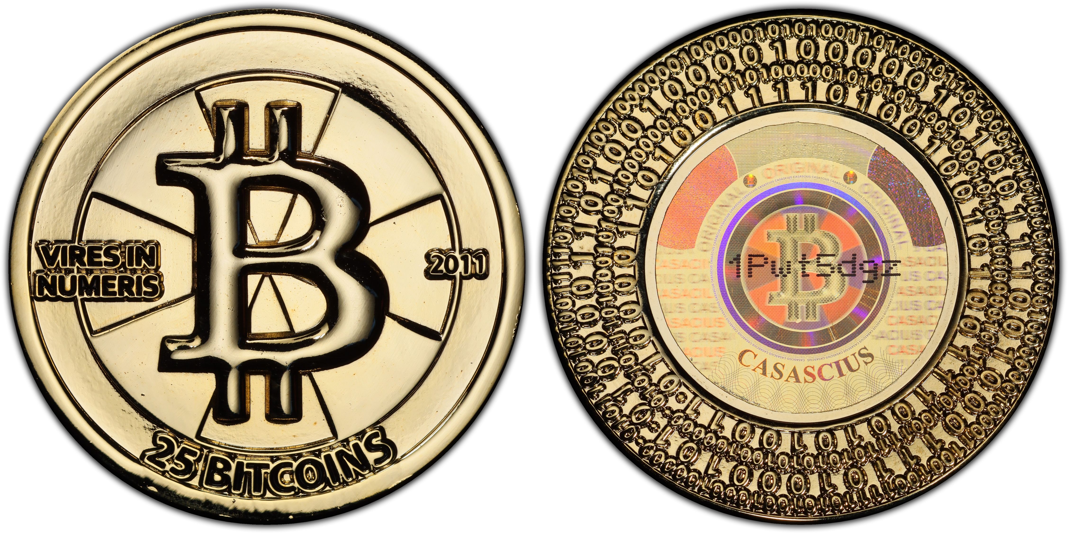 25 btc casascius coin