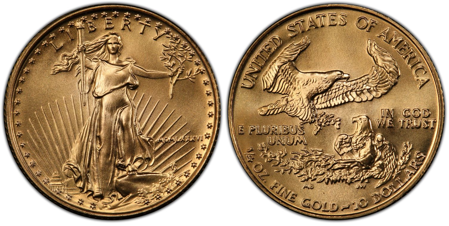 1986 $10 Gold Eagle (Regular Strike) Gold Eagles - PCGS CoinFacts