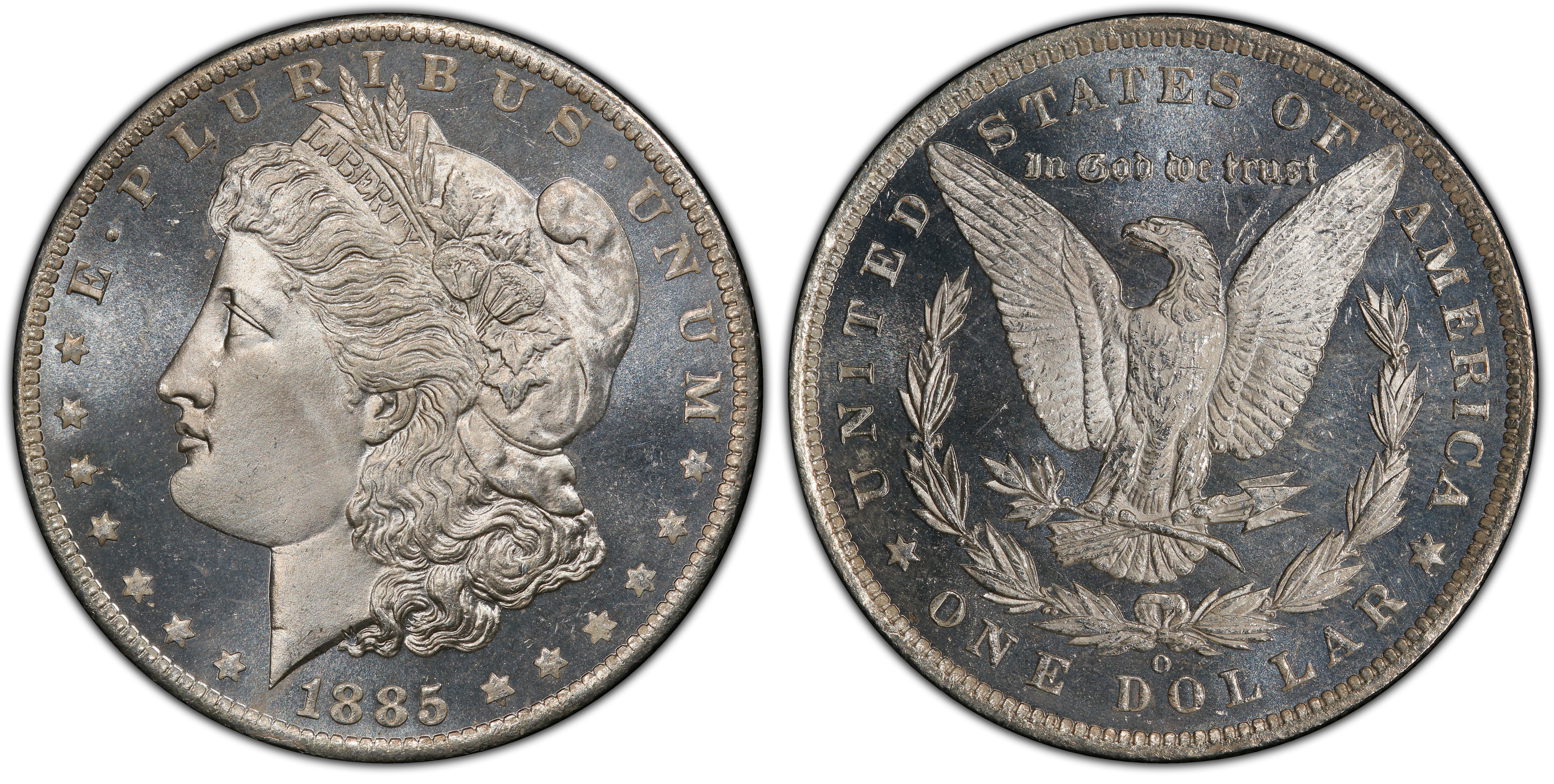 1885-O $1, DMPL (Regular Strike) Morgan Dollar - PCGS CoinFacts