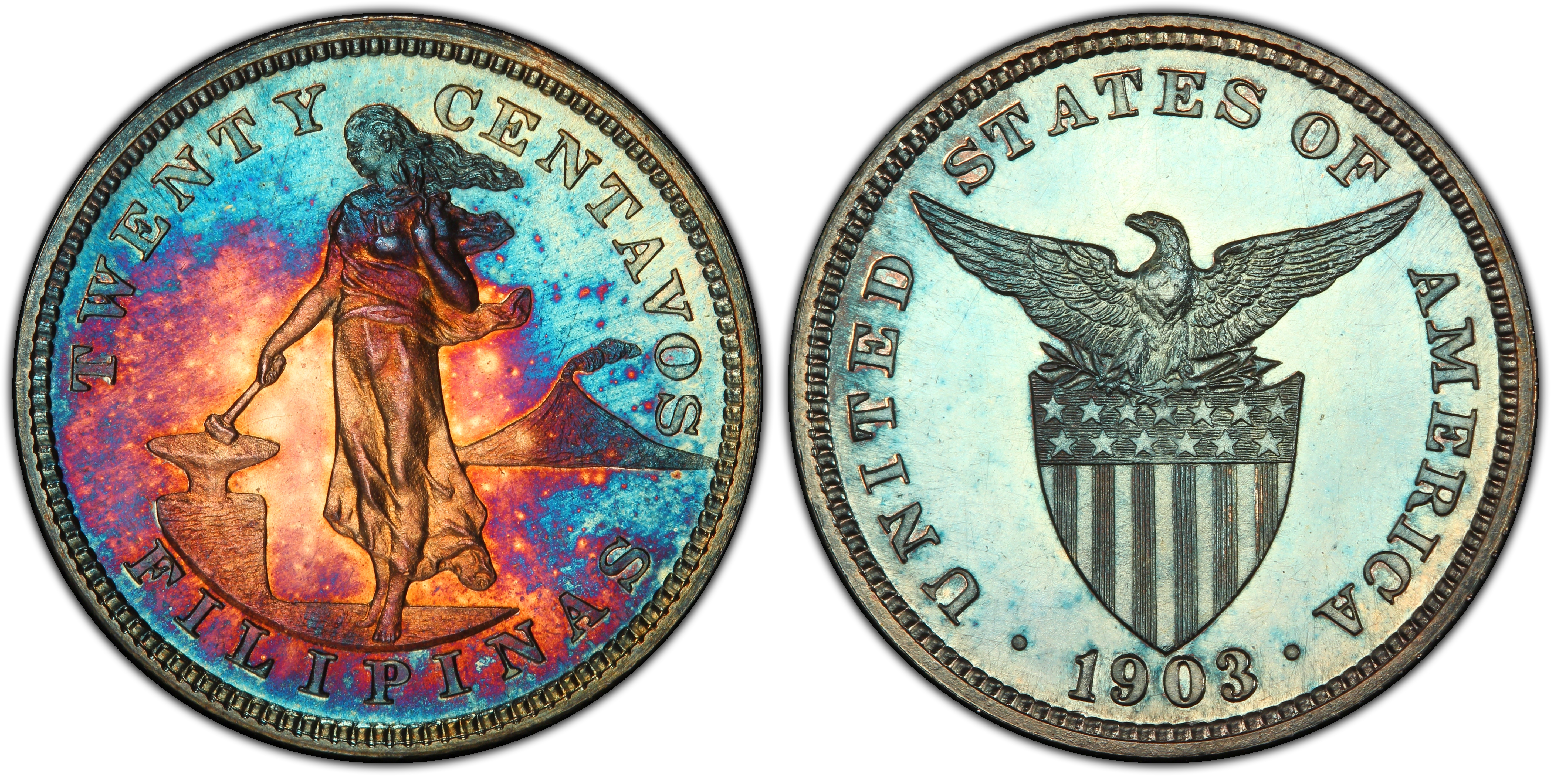 1903 20C (Proof) U.S. Philippines - PCGS CoinFacts