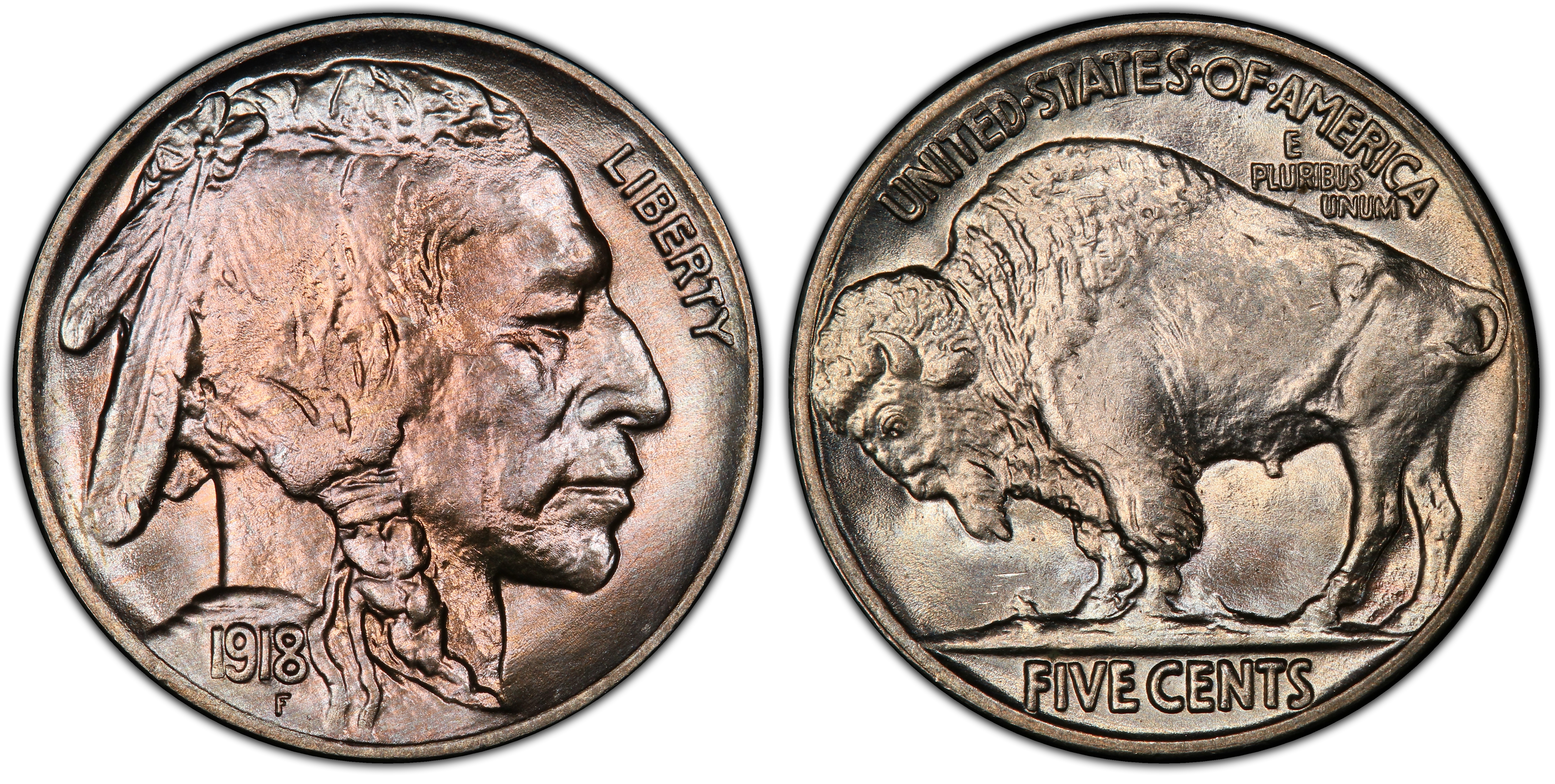 1918 5C Regular Strike Buffalo Nickel PCGS CoinFacts