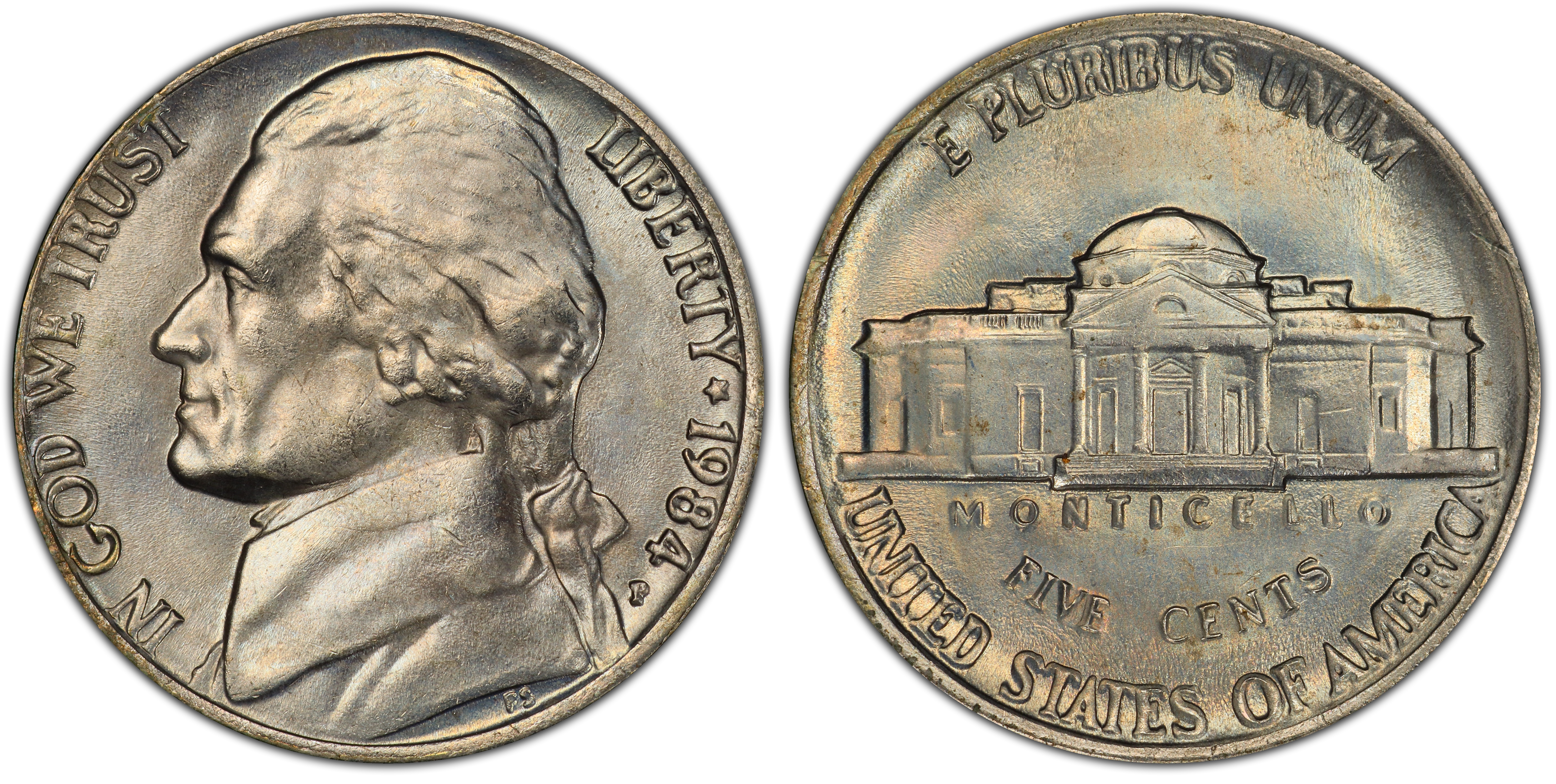 1984-P 5C (Regular Strike) Jefferson Nickel - PCGS CoinFacts