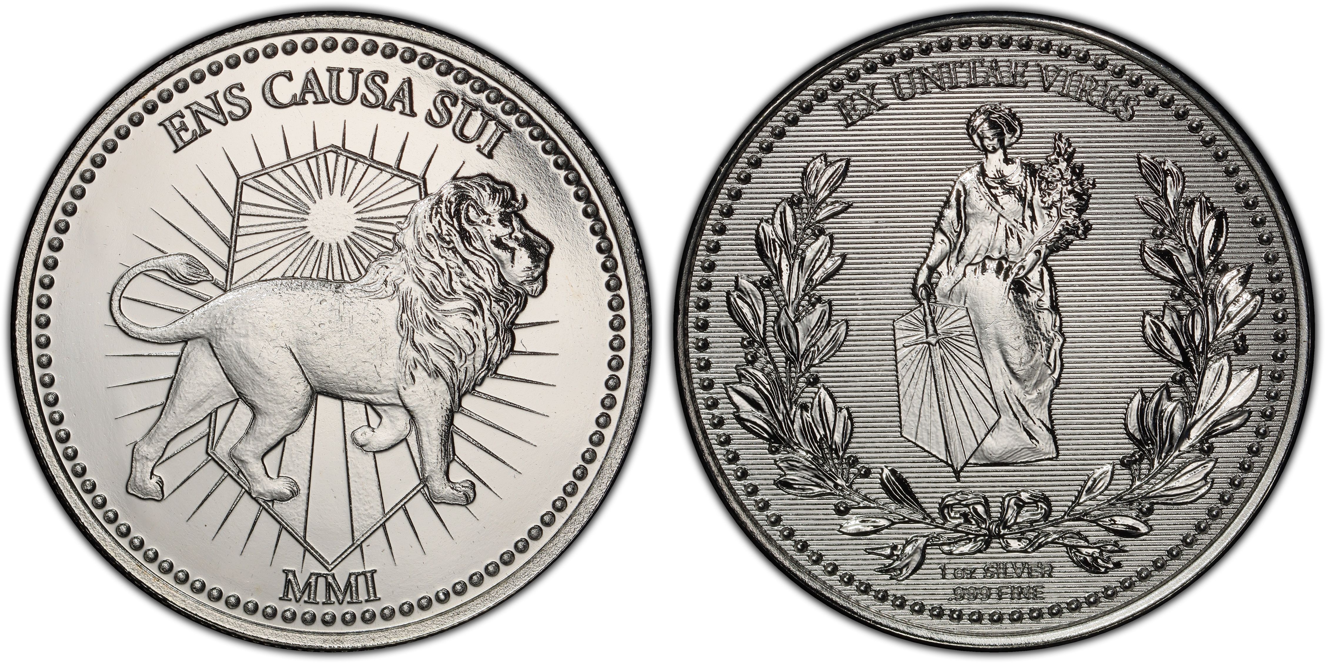 BU John Wick Continental Coin 1 oz .999 Silver Round Lion 